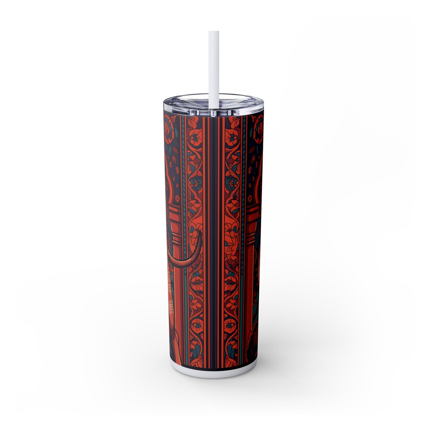 Bully Kutta Skinny Tumbler with Straw, 20oz