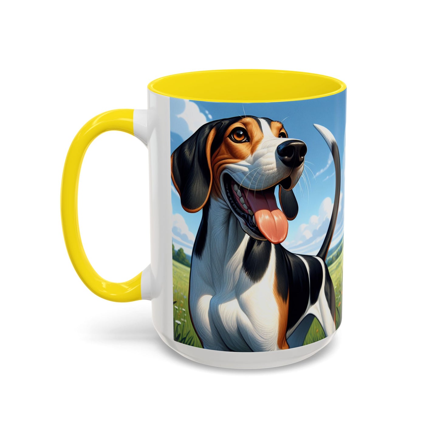 Treeing Walker Coonhound Accent Coffee Mug - Perfect Gift for Dog Lovers