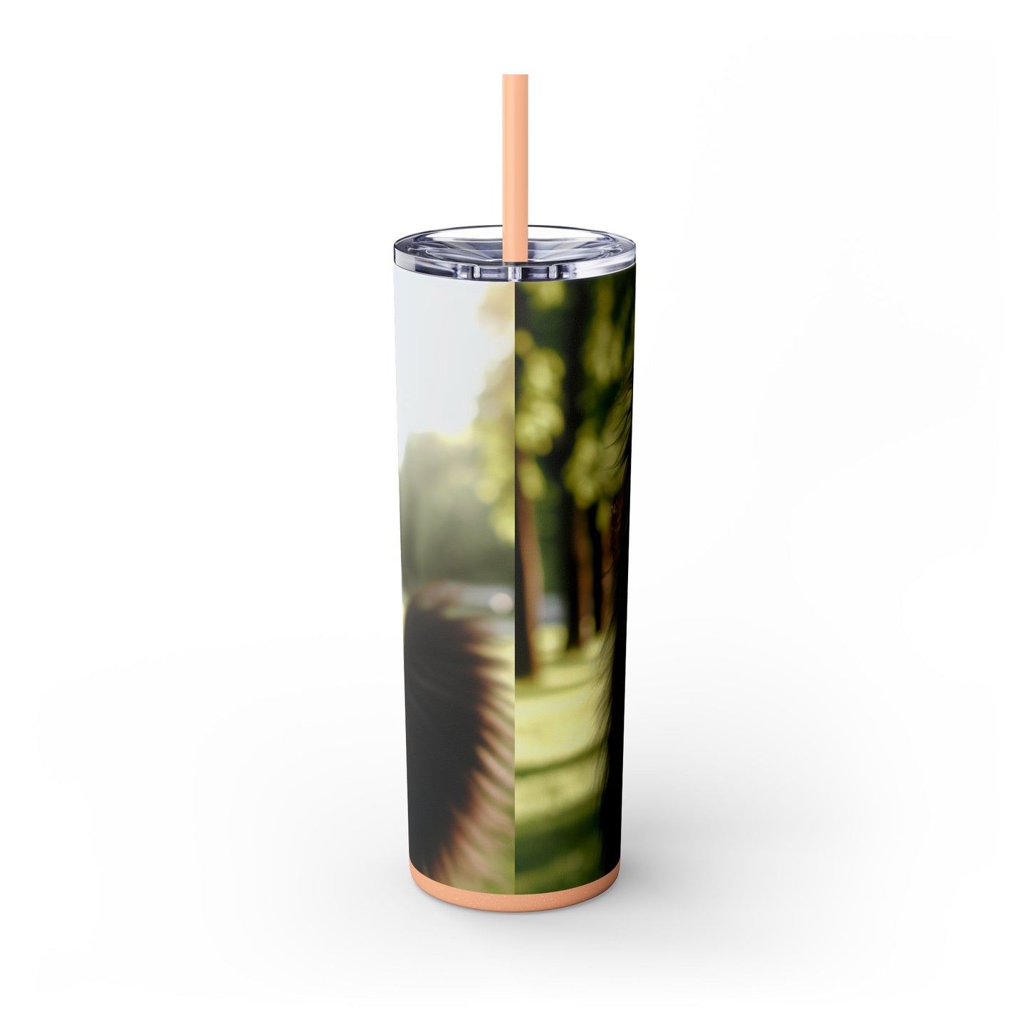 Belgian Shepherd Dog Groenendael Tumbler with Straw, 20oz
