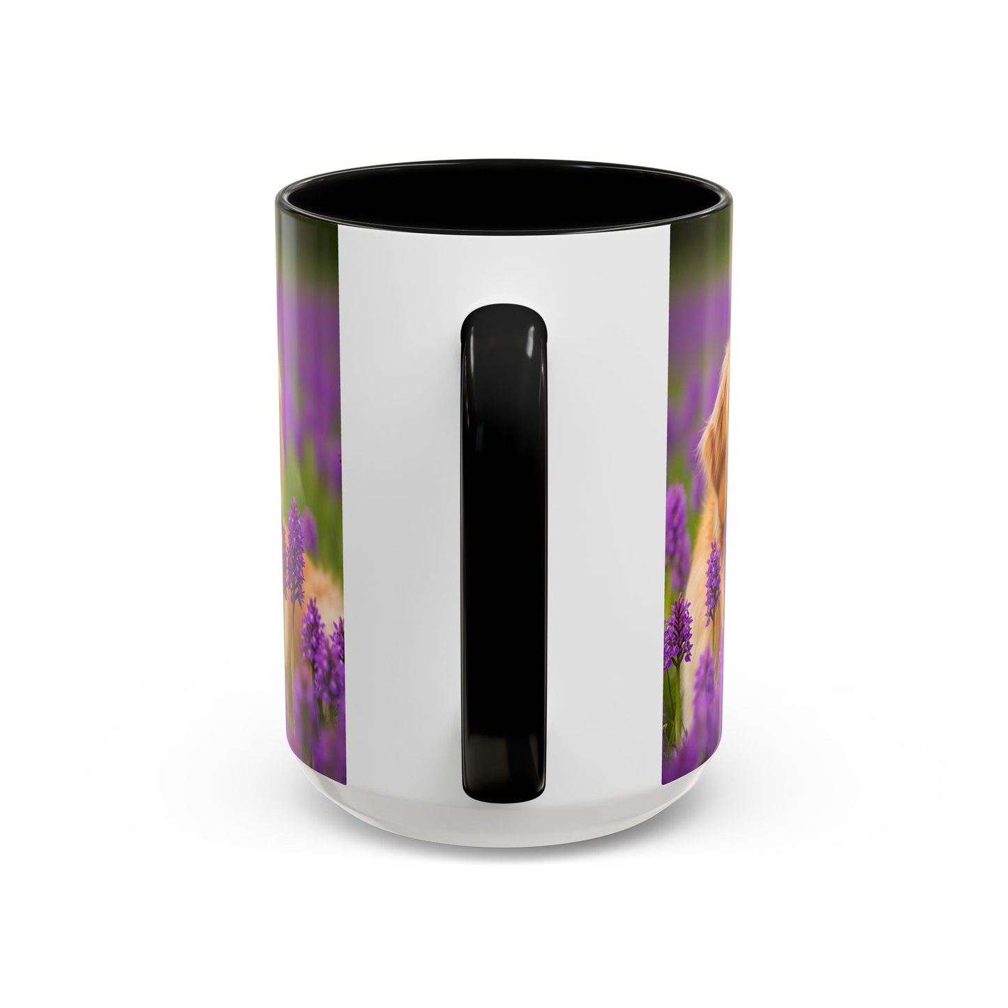 Golden Retriever Accent Coffee Mug - Perfect Gift for Dog Lovers