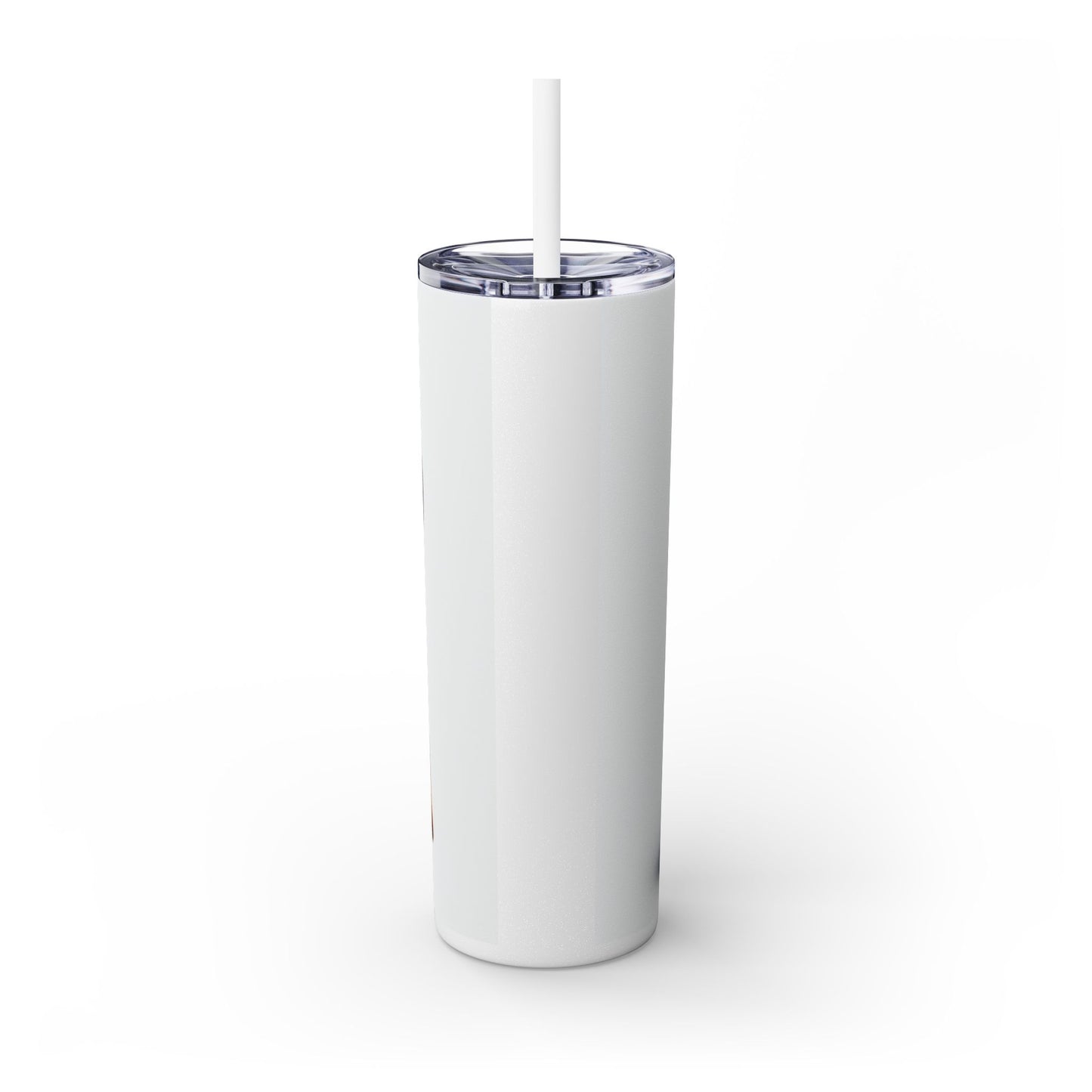 Miniature Pinscher Skinny Tumbler with Straw, 20oz