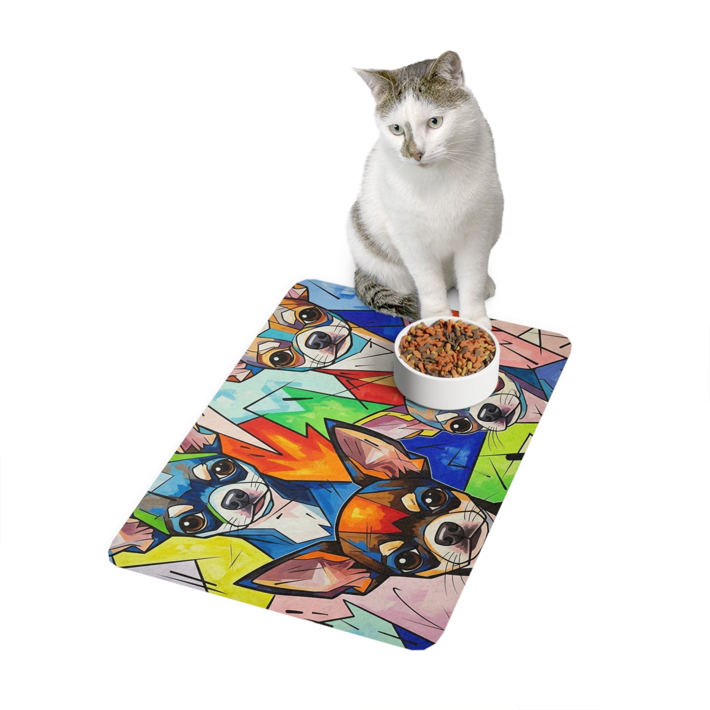 Pet Food Mat (12x18) - Chihuahua