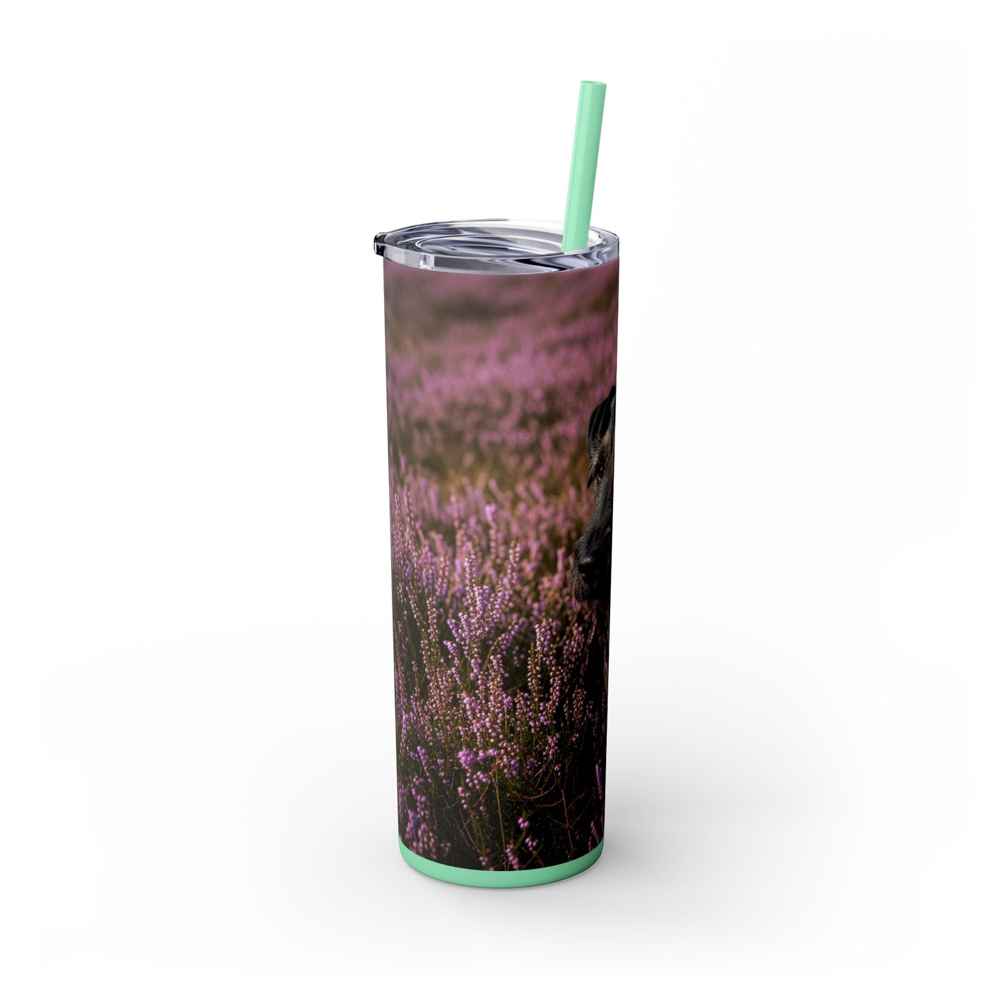 Glen of Imaal Terrier Skinny Tumbler with Straw, 20oz