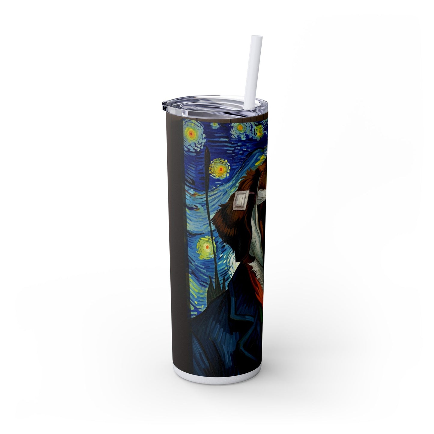 Saint Bernard Tumbler with Straw, 20oz