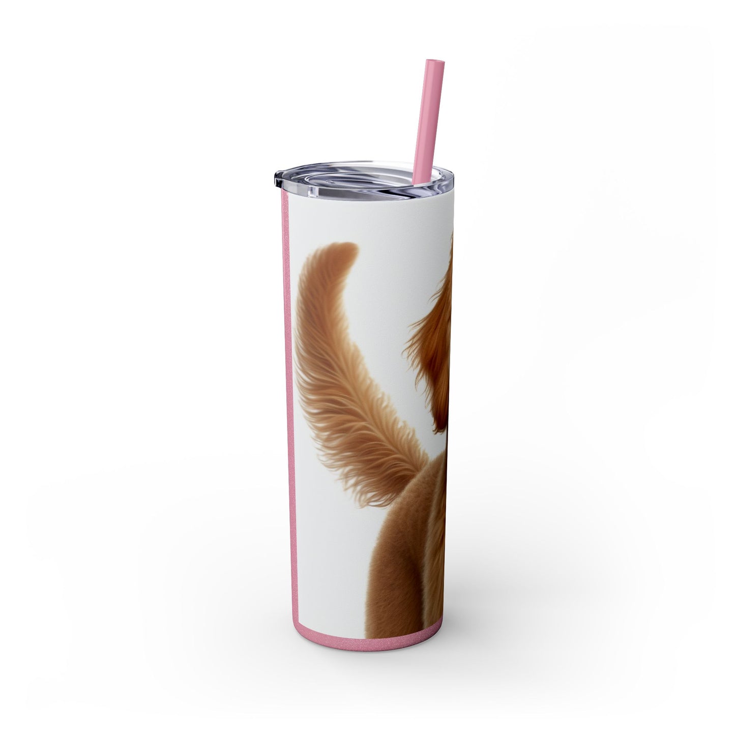 Goldendoodle Tumbler with Straw, 20oz