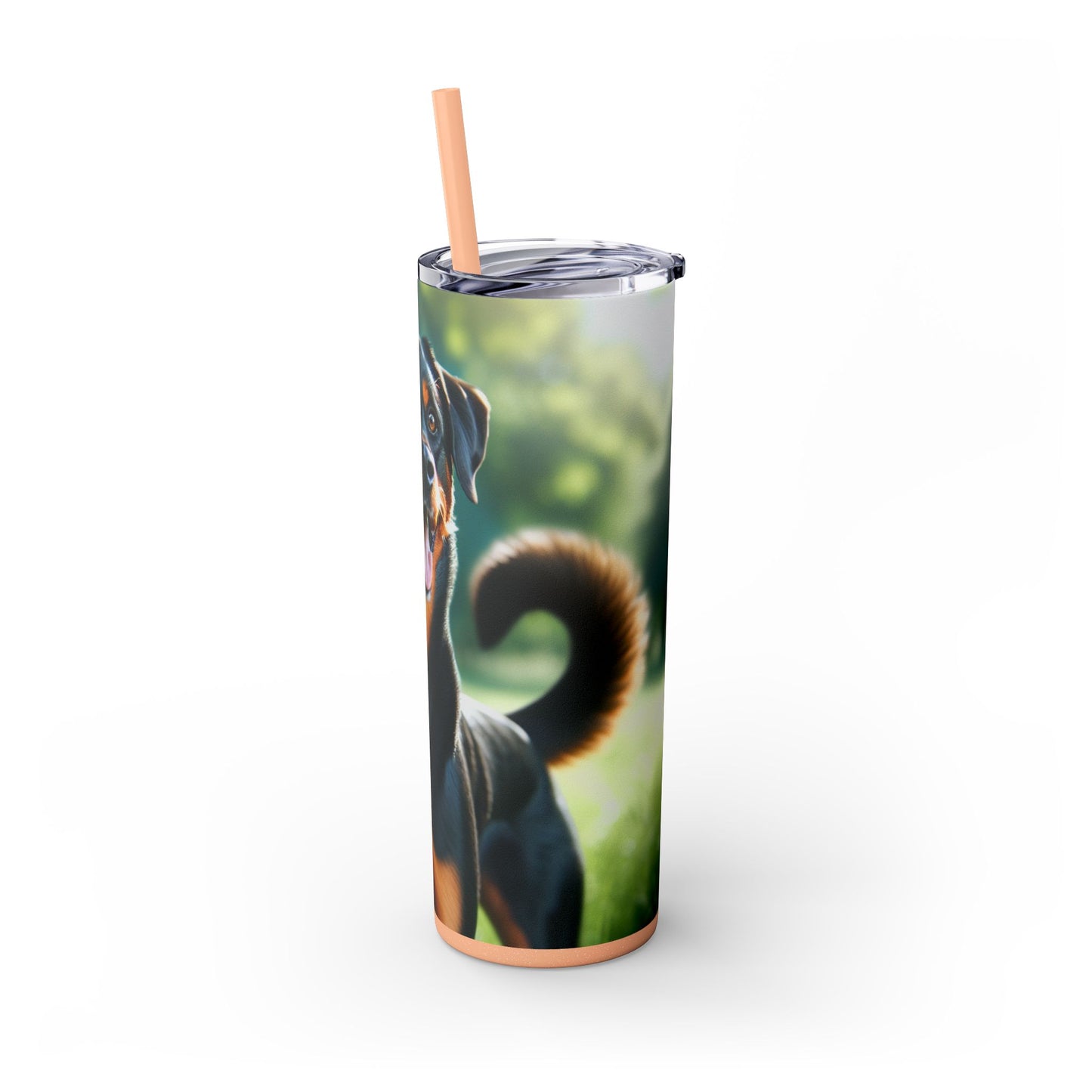 Beauceron Tumbler with Straw, 20oz