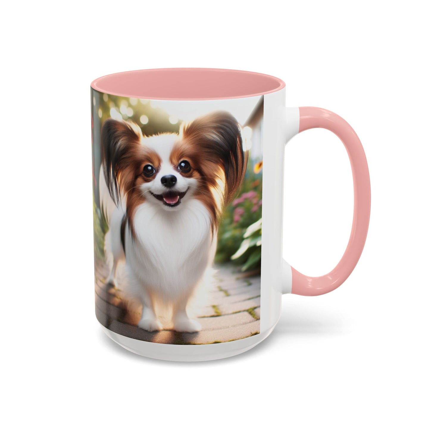 Papillon Accent Coffee Mug - Perfect Gift for Dog Lovers