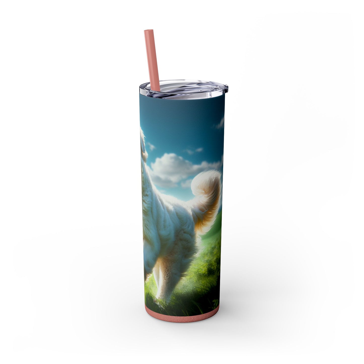 Kuvasz Tumbler with Straw, 20oz