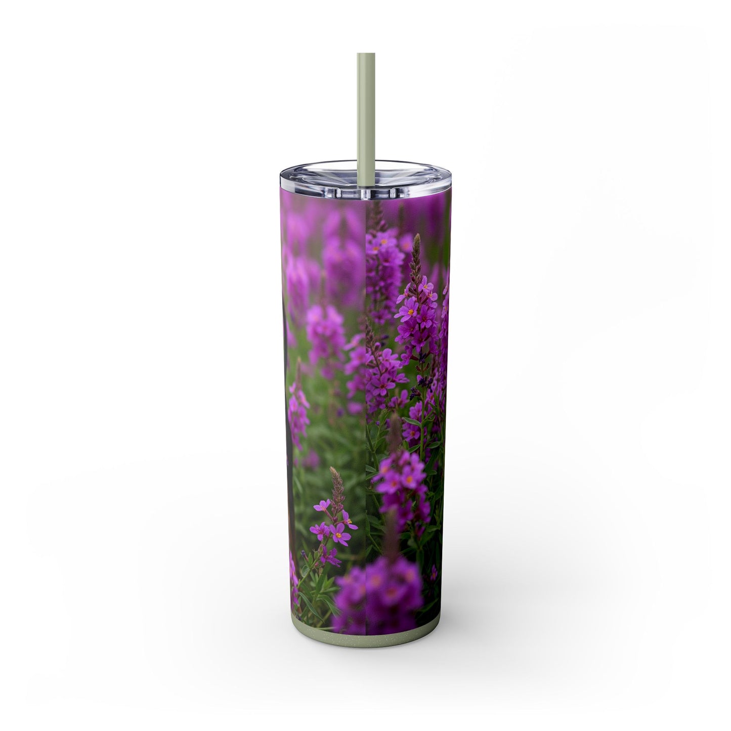 English Toy Terrier Tumbler with Straw, 20oz