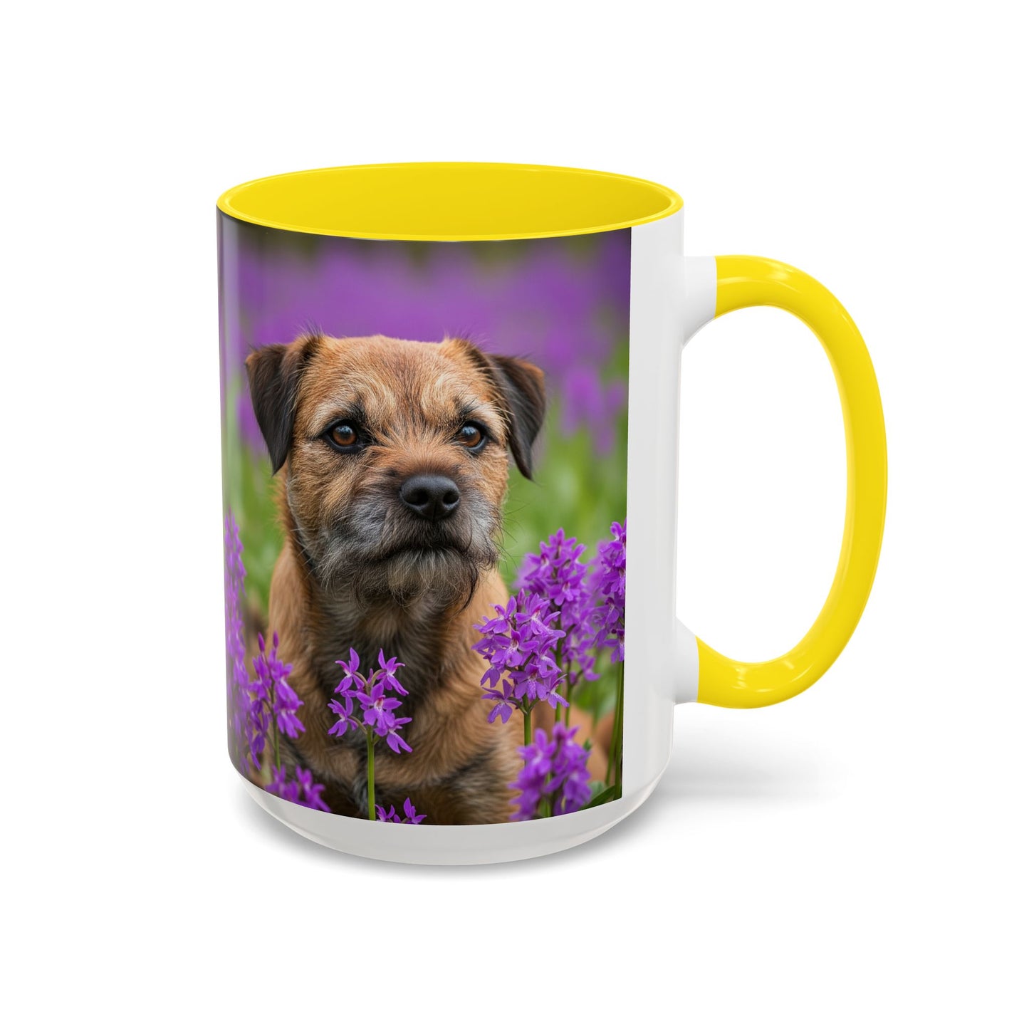 Border Terrier Accent Coffee Mug - Perfect Gift for Dog Lovers