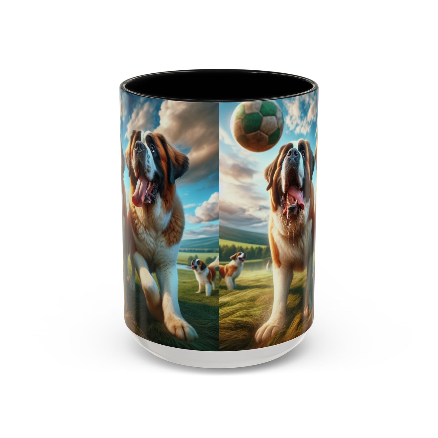 Saint Bernard Accent Coffee Mug - Perfect Gift for Dog Lovers