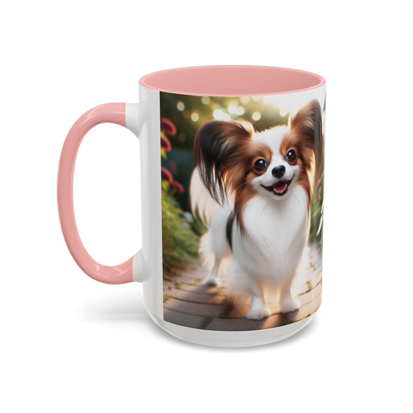Papillon Accent Coffee Mug - Perfect Gift for Dog Lovers