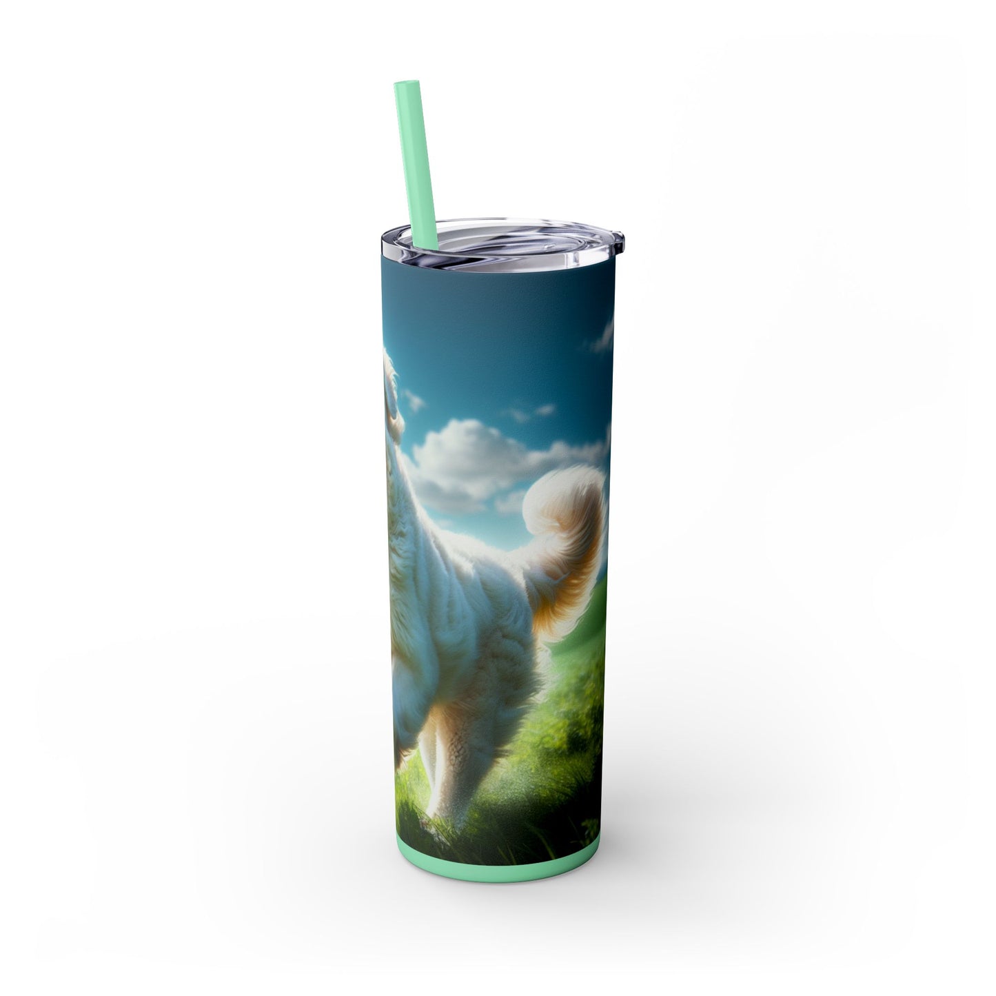 Kuvasz Tumbler with Straw, 20oz