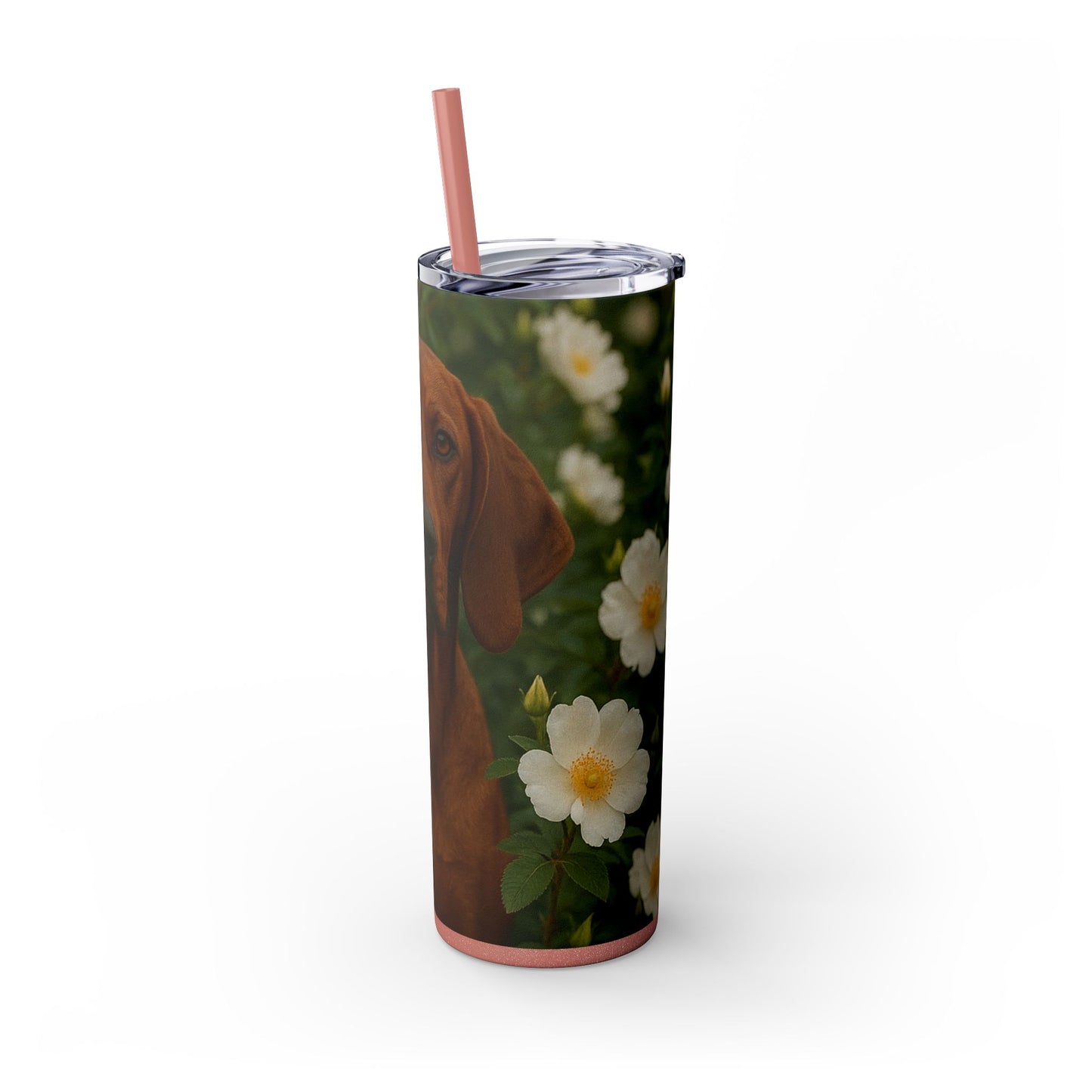 Redbone Coonhound Tumbler with Straw, 20oz