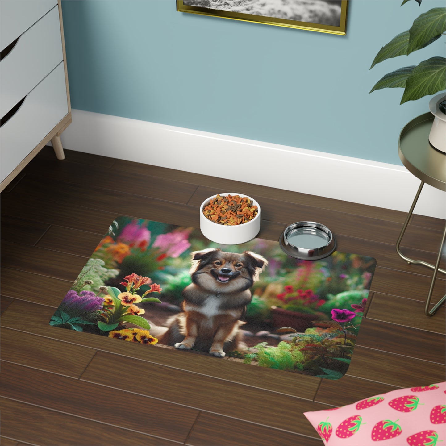 Pet Food Mat (12x18) - Peruvian Inca Orchid