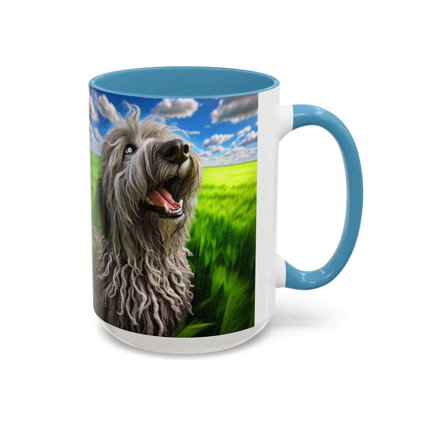 Bergamasco Shepherd Dog Accent Coffee Mug - Perfect Gift for Dog Lovers