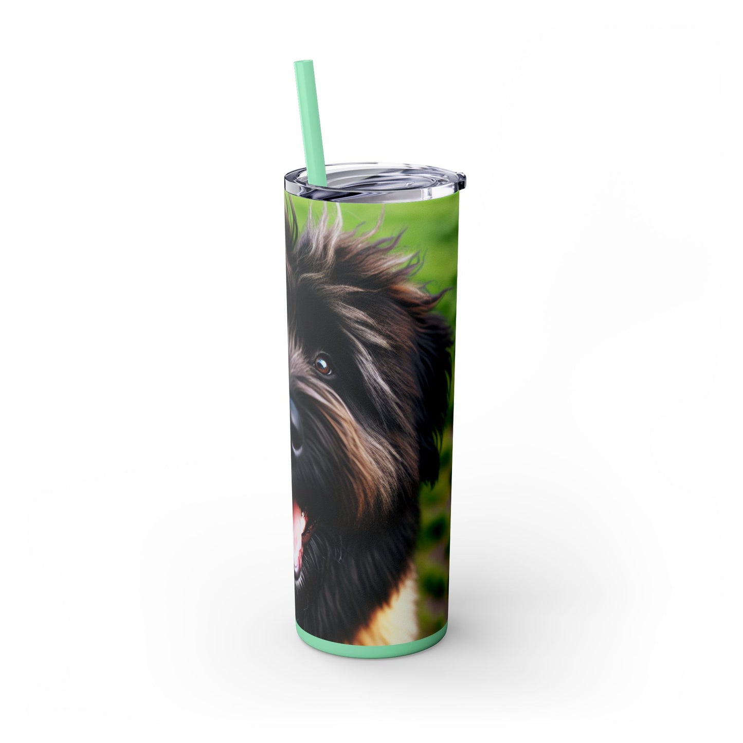 Bouvier des Ardennes Tumbler with Straw, 20oz