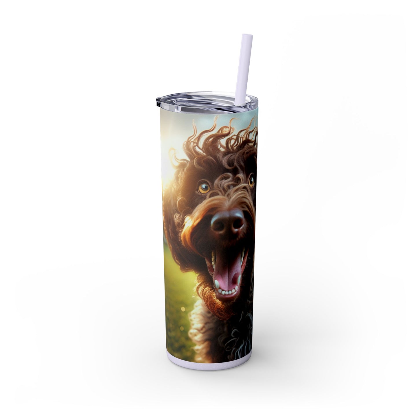 Pudelpointer Tumbler with Straw, 20oz