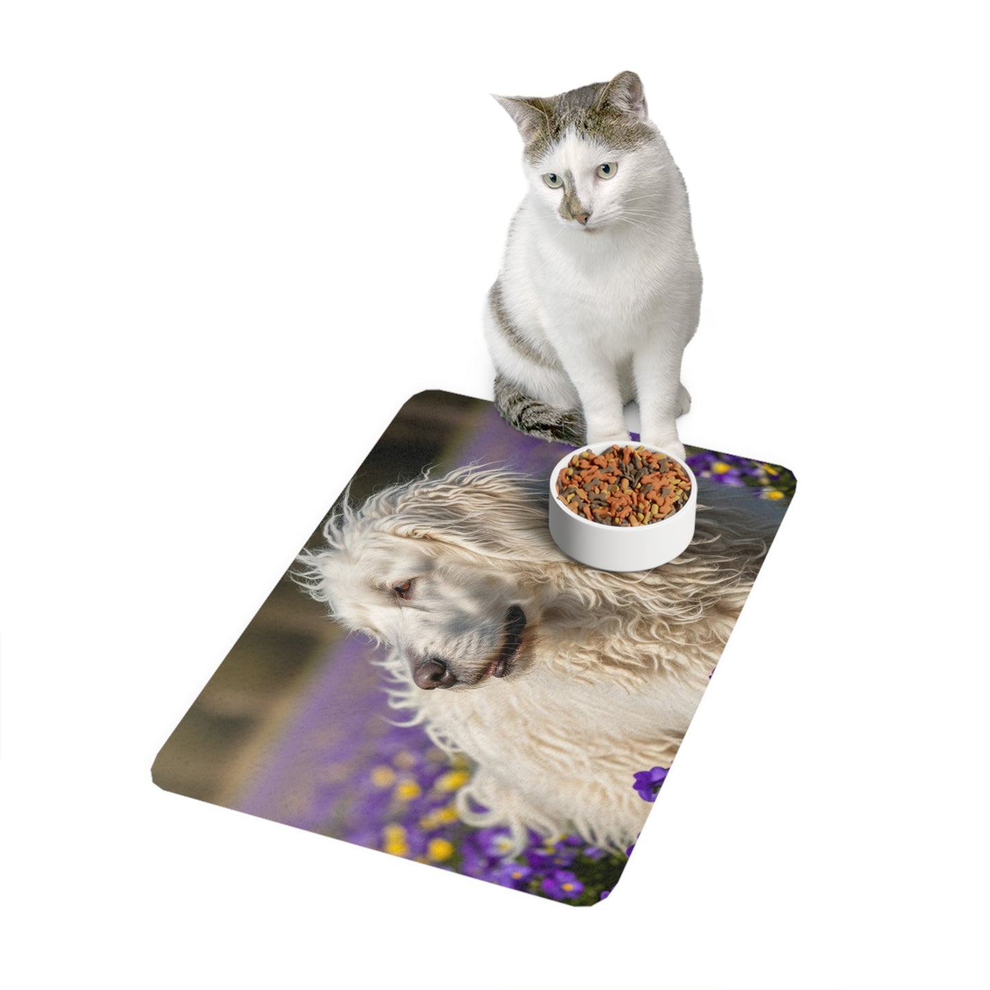 Pet Food Mat (12x18) - Komondor
