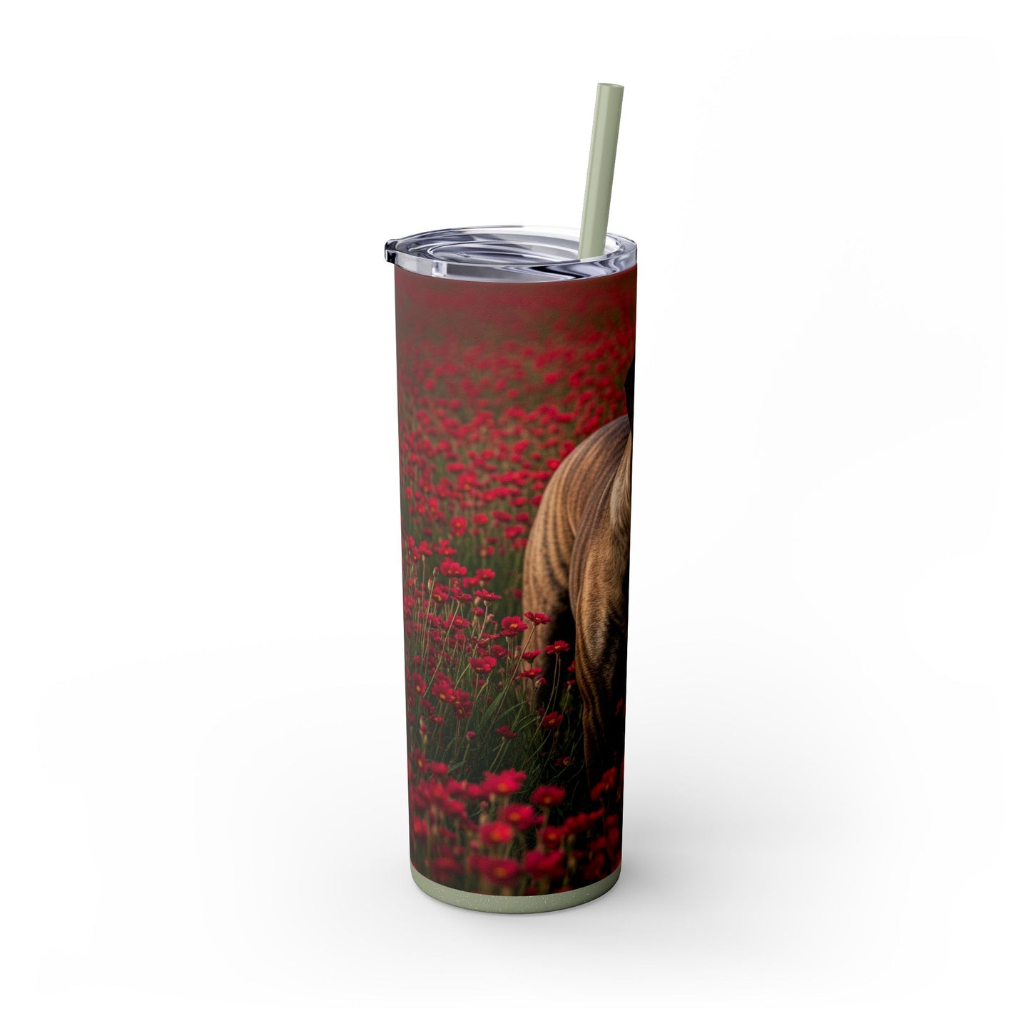 Bullmastiff Tumbler with Straw, 20oz