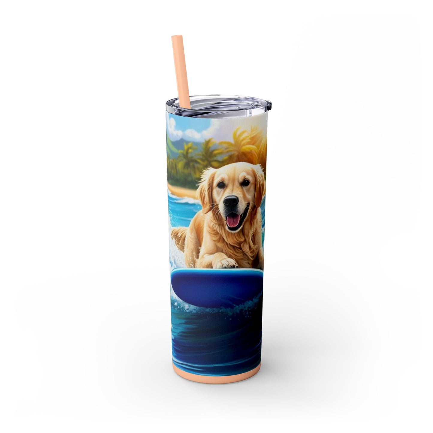 Surf Dogs Tumbler with Straw, 20oz