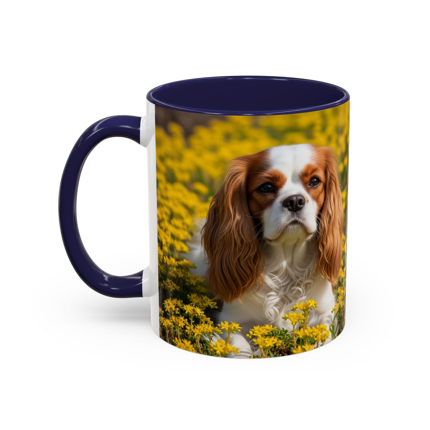 Cavalier King Charles Spaniel Accent Coffee Mug - Perfect Gift for Dog Lovers