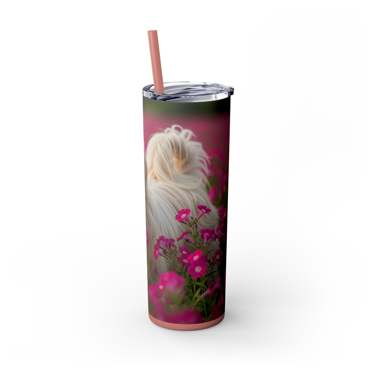 Tibetan Terrier Tumbler with Straw, 20oz