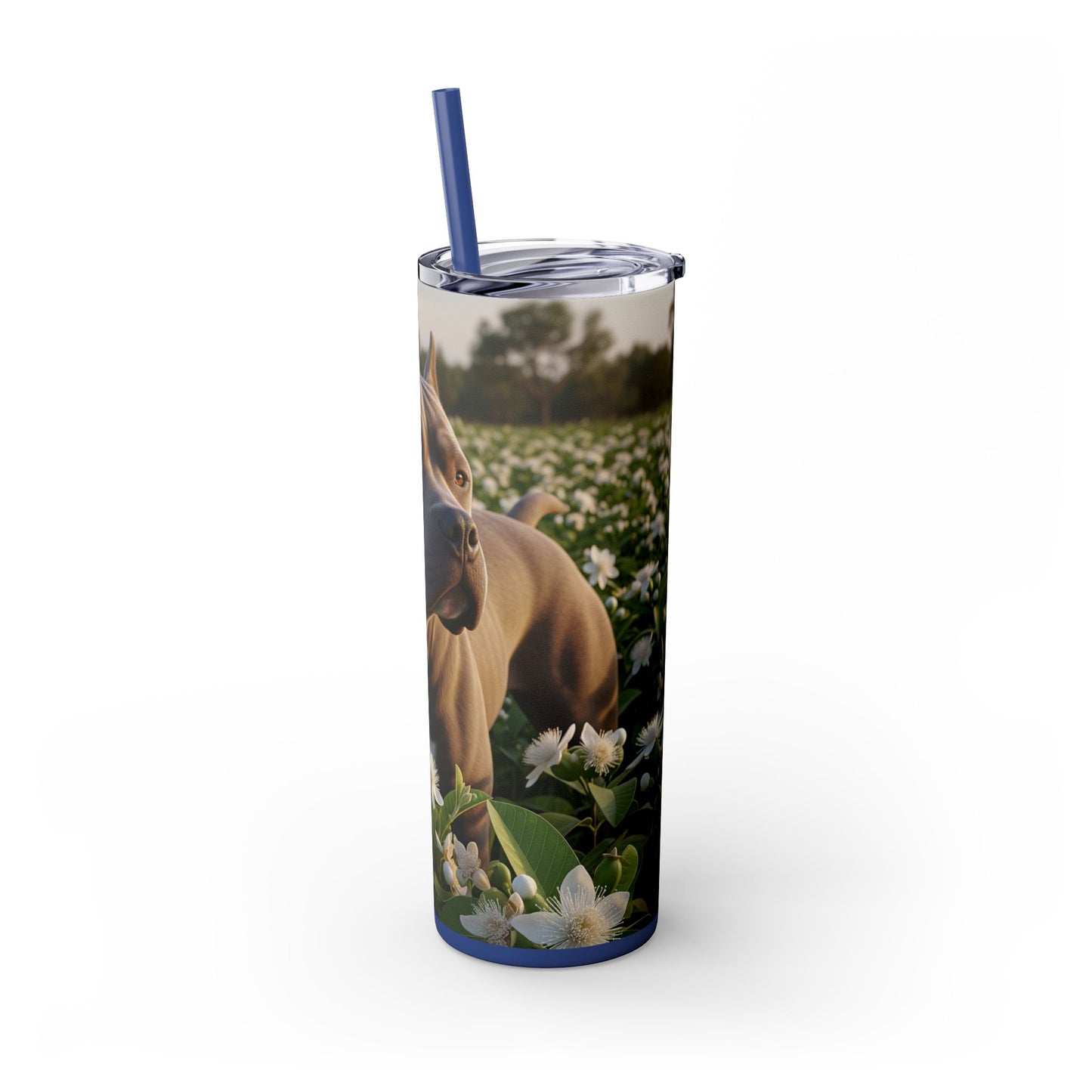 Bully Kutta Skinny Tumbler with Straw, 20oz