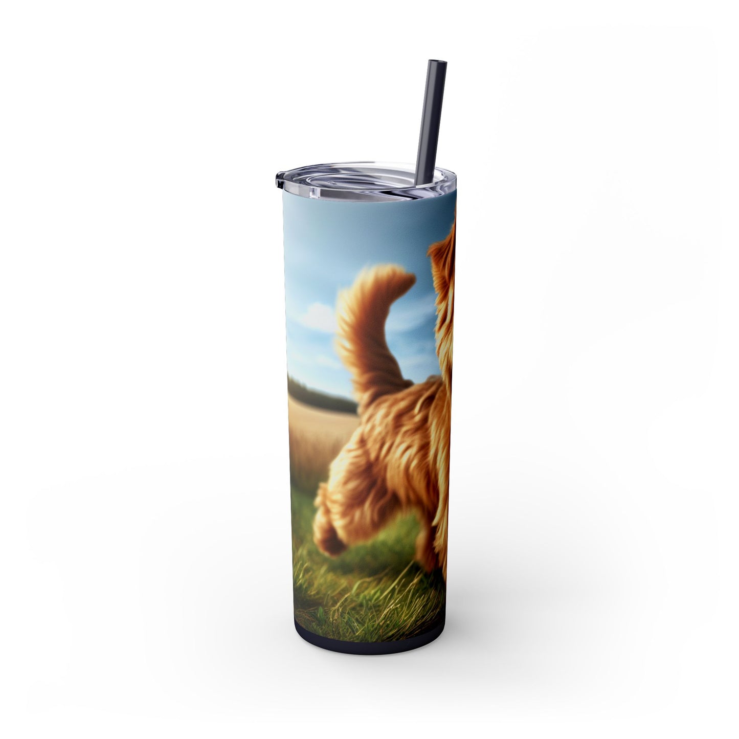 Norfolk Terrier Tumbler with Straw, 20oz