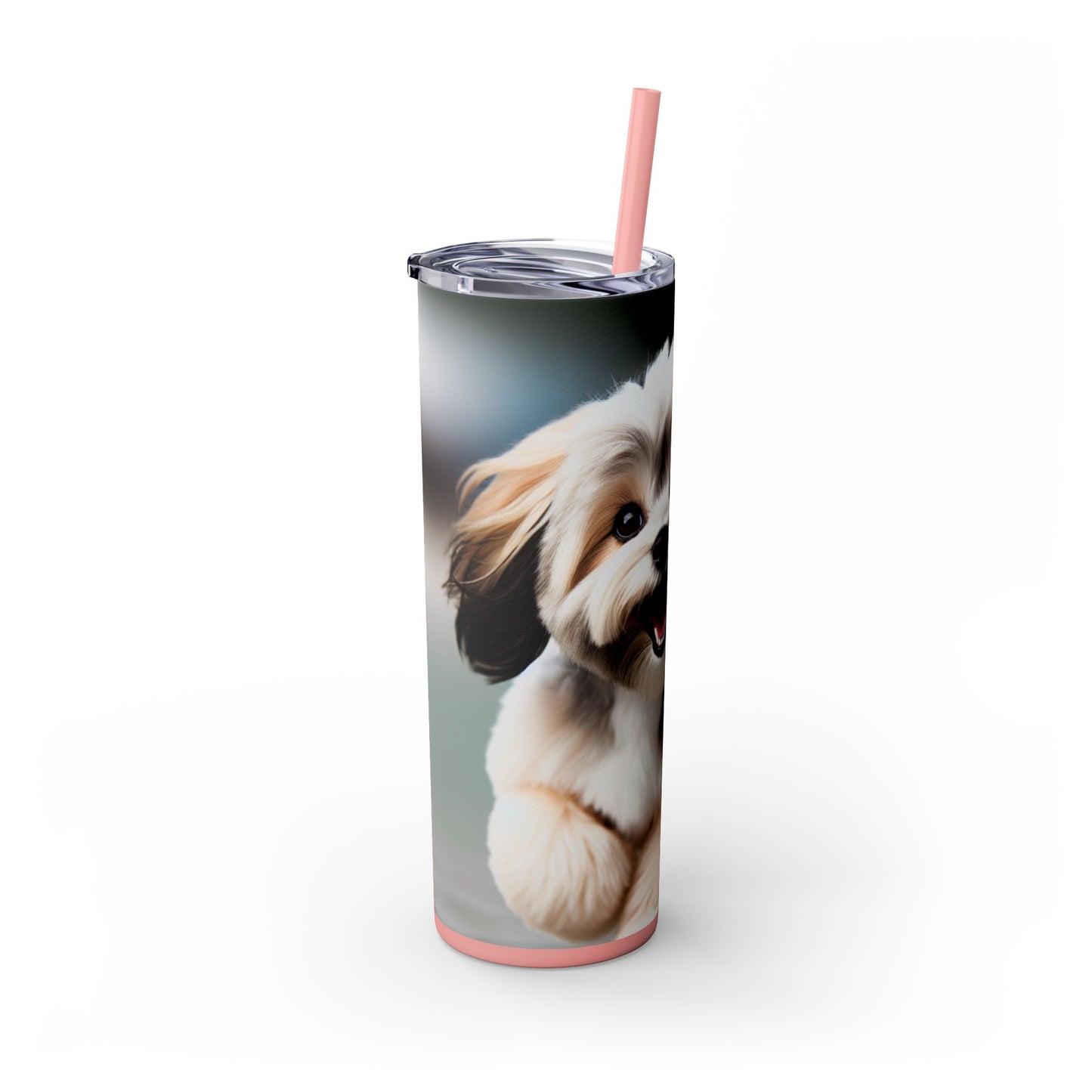 Lowchen Tumbler with Straw, 20oz
