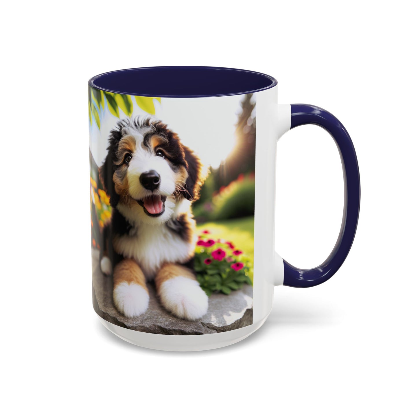 Bernedoodle Accent Coffee Mug - Perfect Gift for Dog Lovers