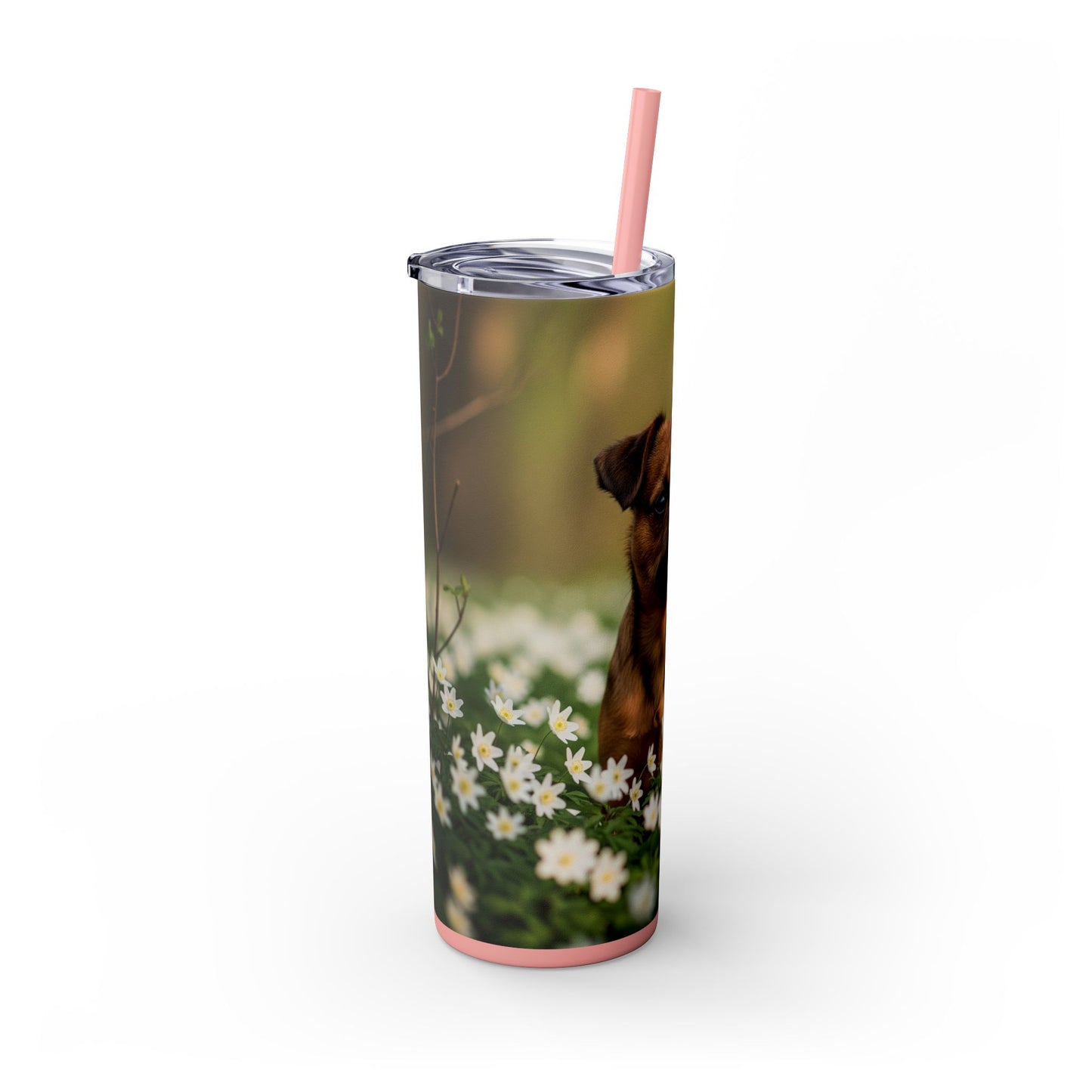 Brussels Griffon Tumbler with Straw, 20oz