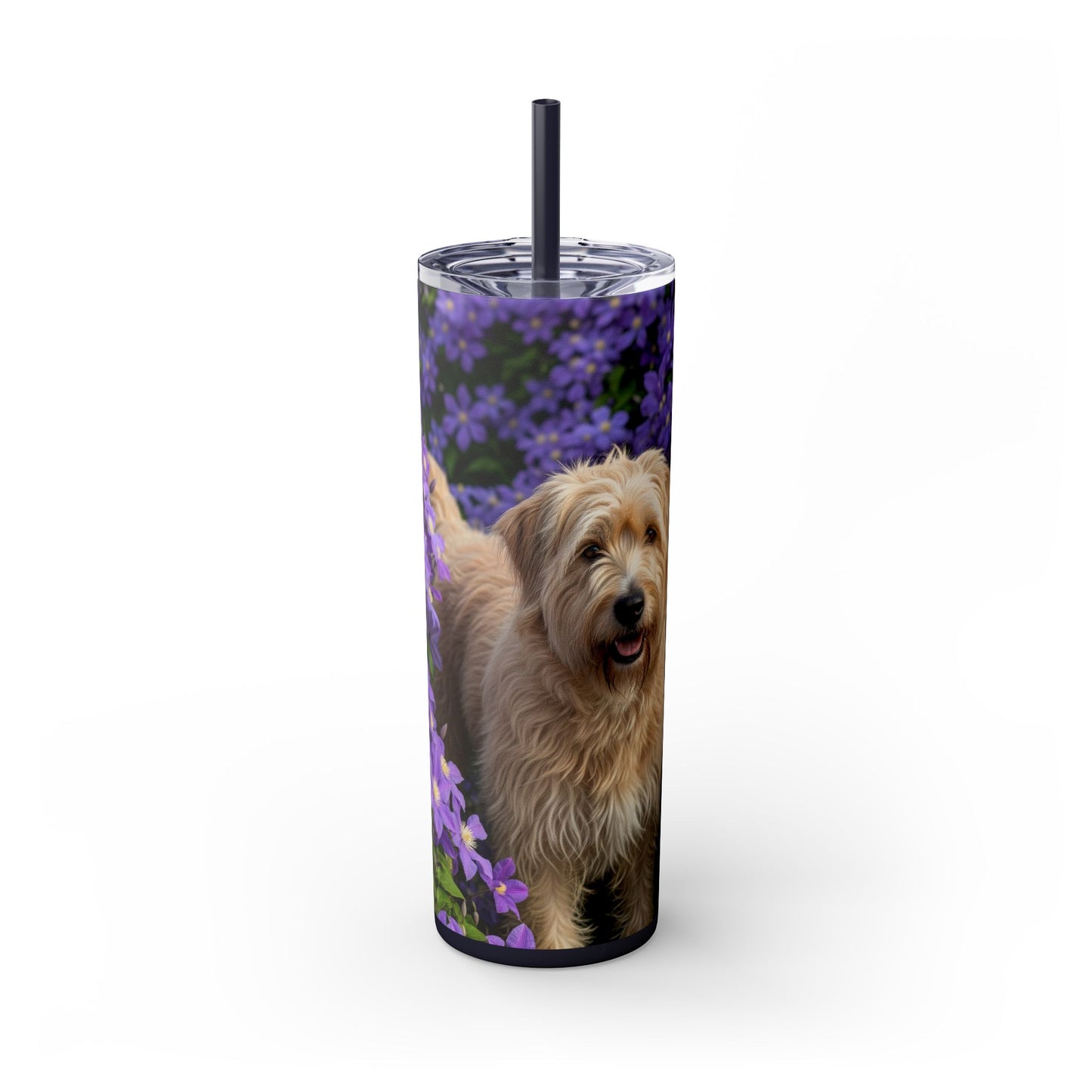 Berger Picard Skinny Tumbler with Straw, 20oz