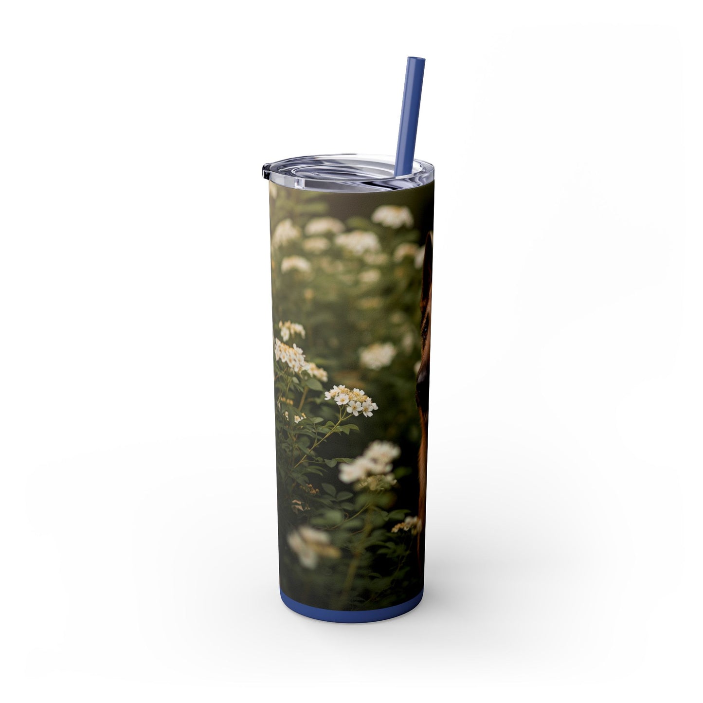 Belgian Shepherd Dog Laekenois Tumbler with Straw, 20oz
