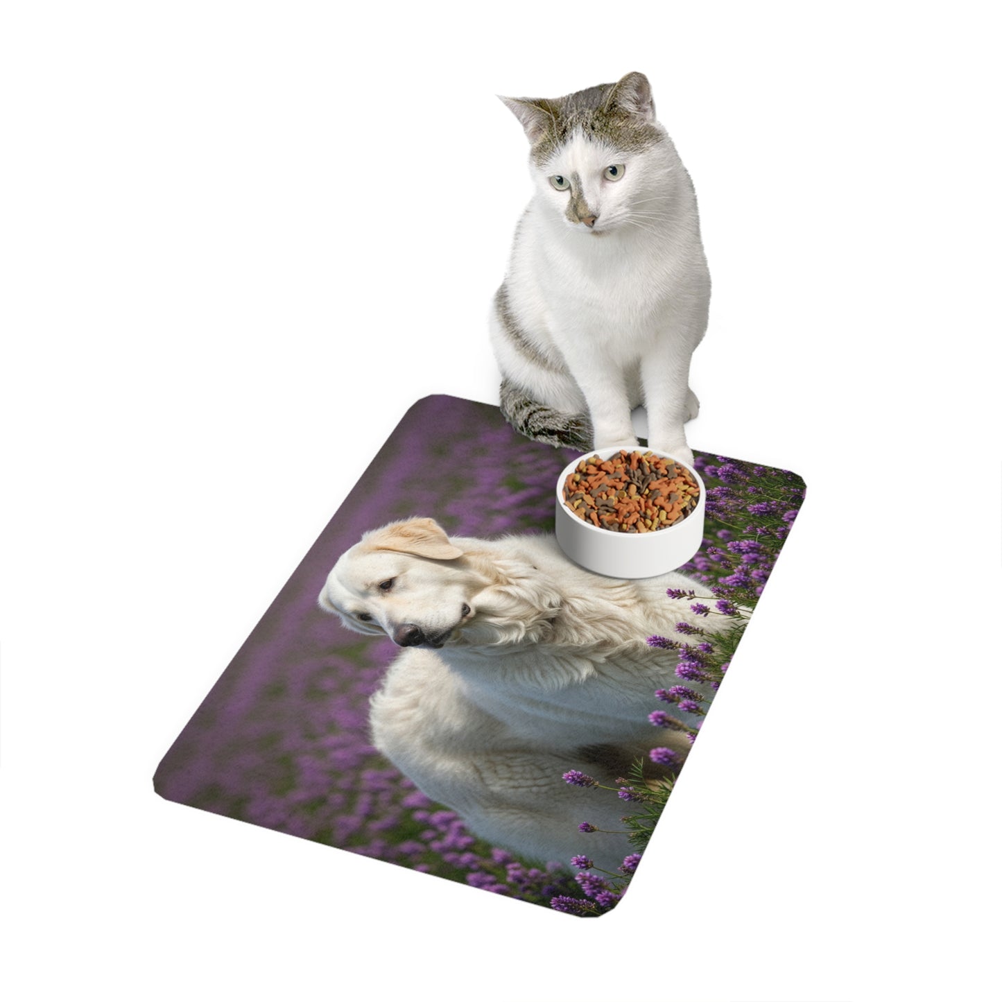 Pet Food Mat (12x18) - Kuvasz