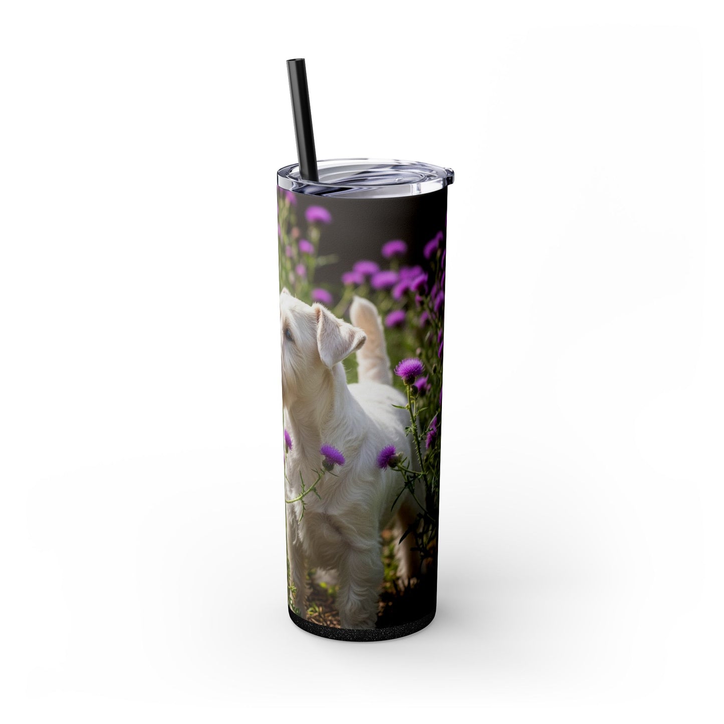Sealyham Terrier Tumbler with Straw, 20oz