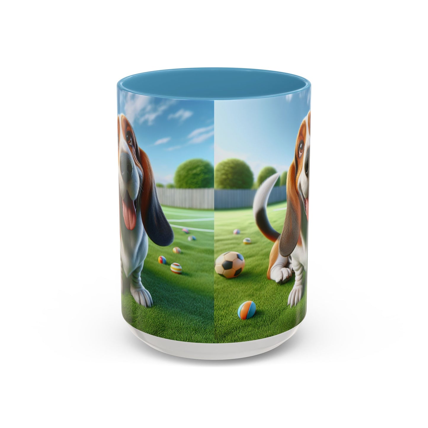 Basset Hound Accent Coffee Mug - Perfect Gift for Dog Lovers
