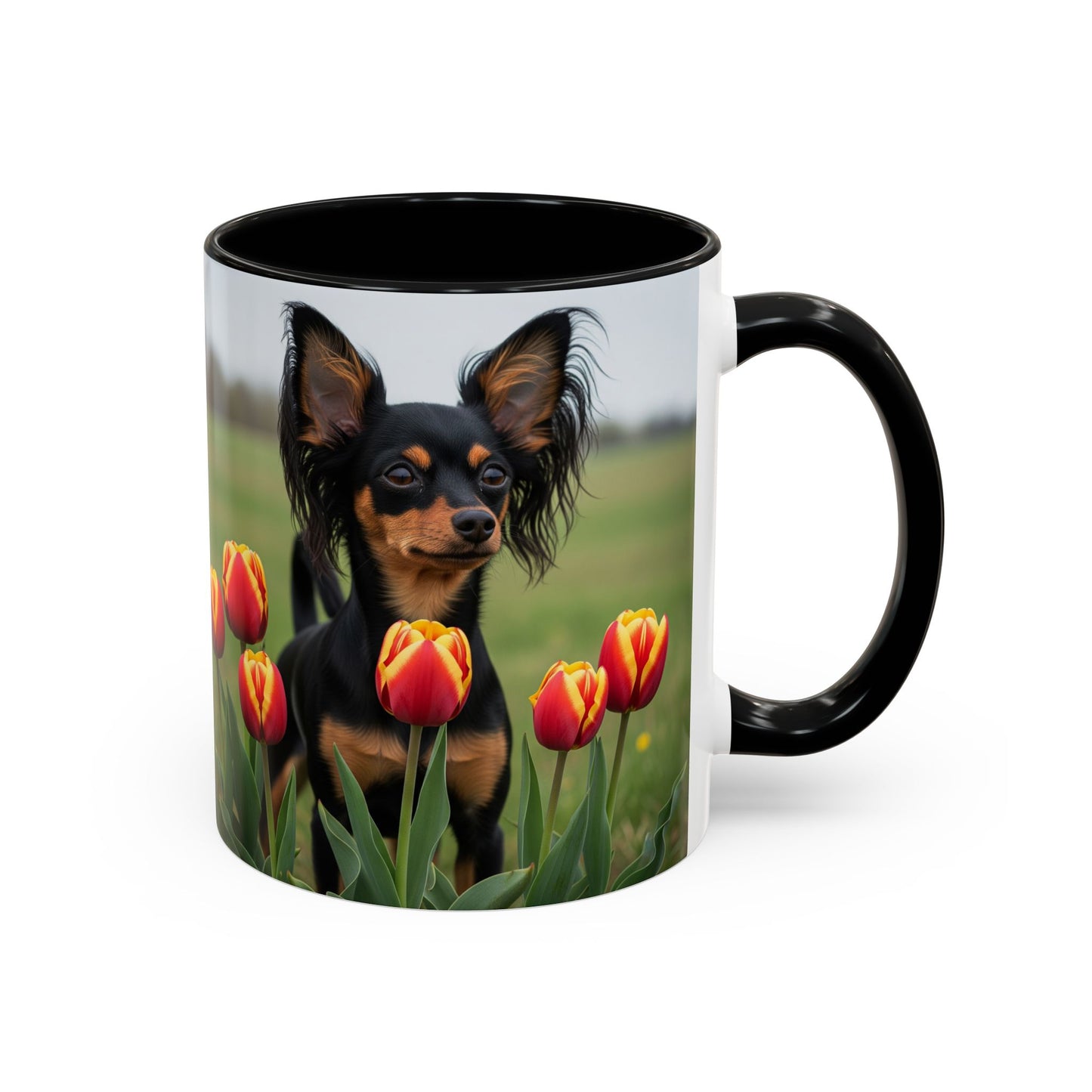 Russian Toy Dog Accent Coffee Mug - Perfect Gift for Dog Lovers