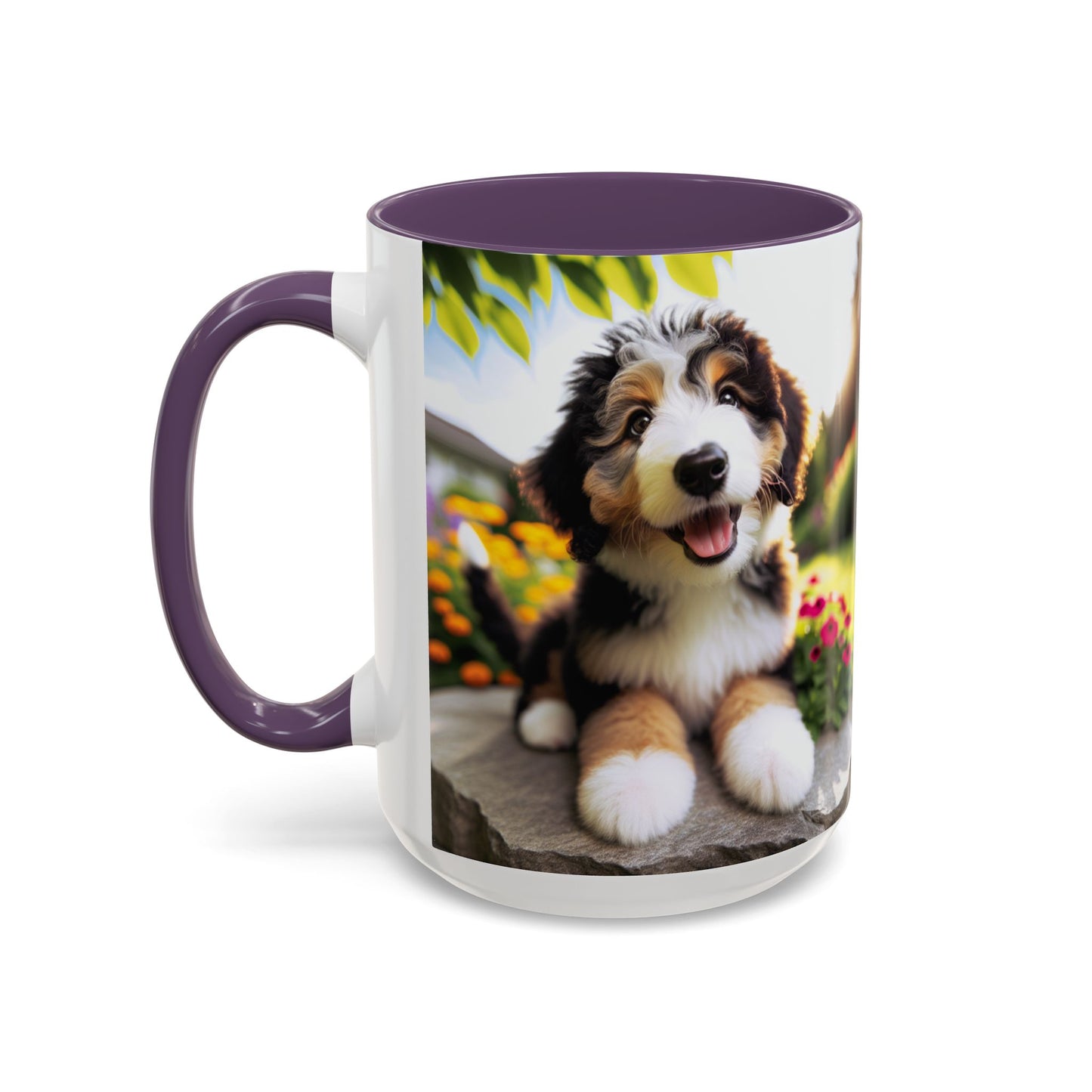 Bernedoodle Accent Coffee Mug - Perfect Gift for Dog Lovers