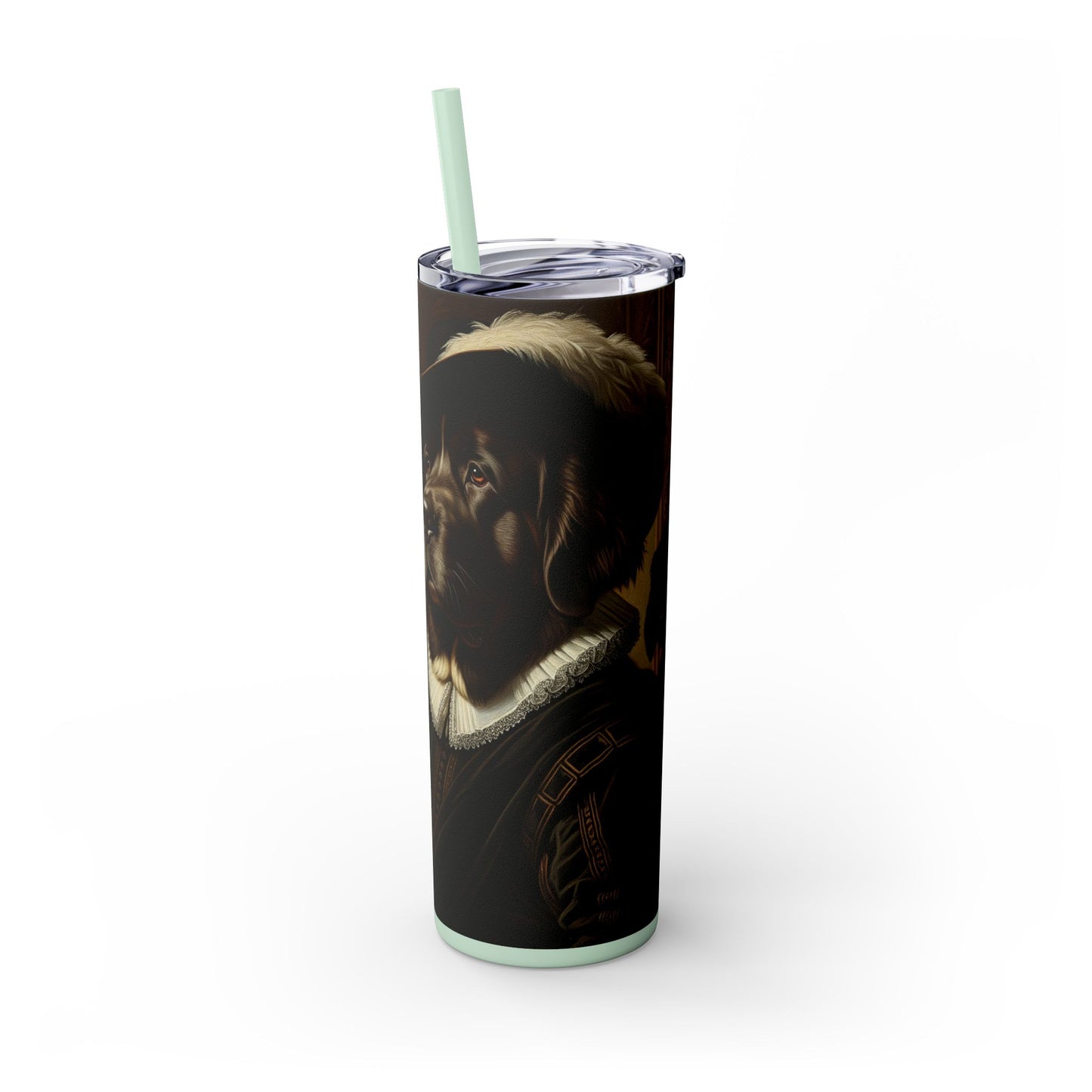 Newfoundland Skinny Tumbler with Straw, 20oz