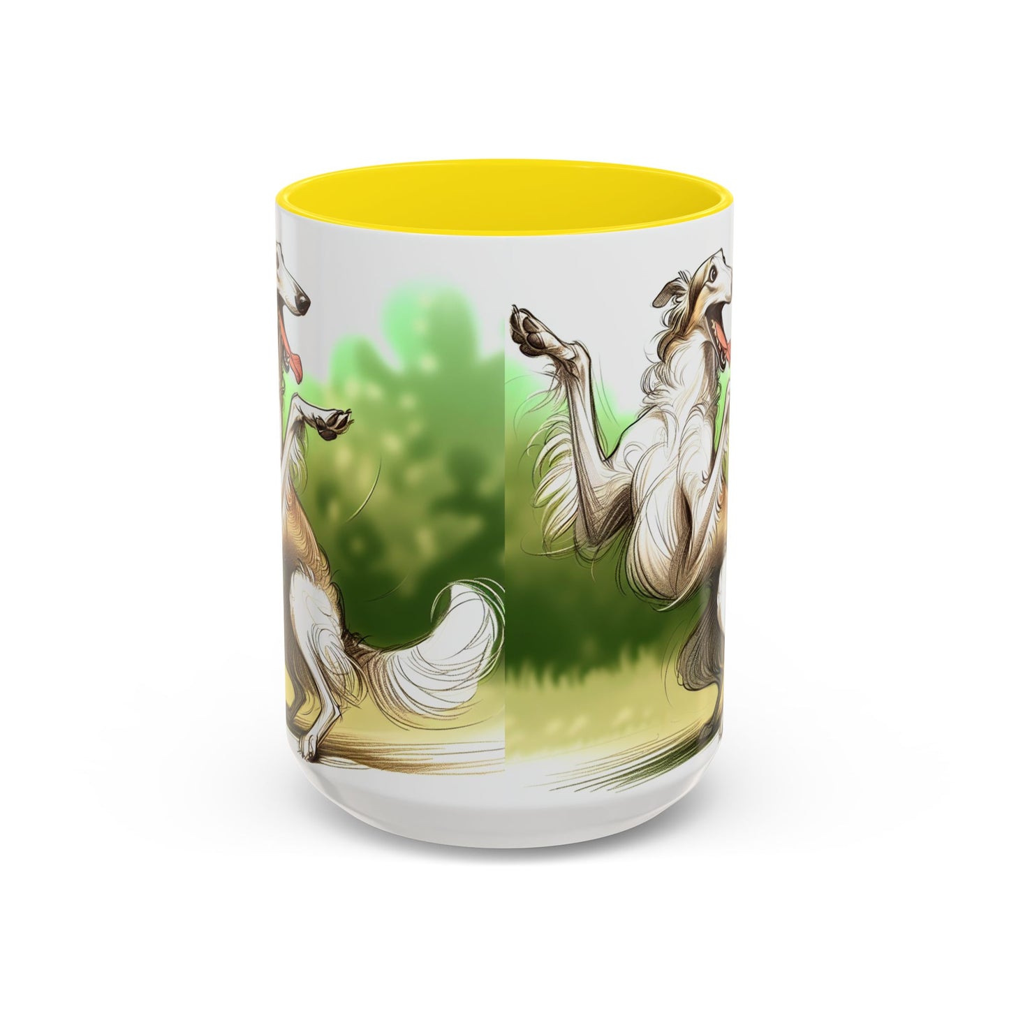 Borzoi Accent Coffee Mug - Perfect Gift for Dog Lovers