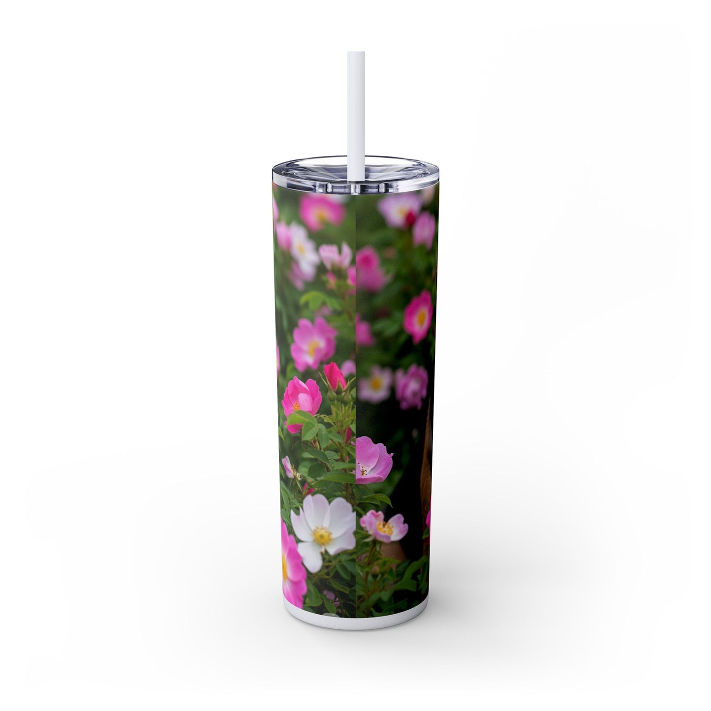 Teddy Roosevelt Terrier Tumbler with Straw, 20oz