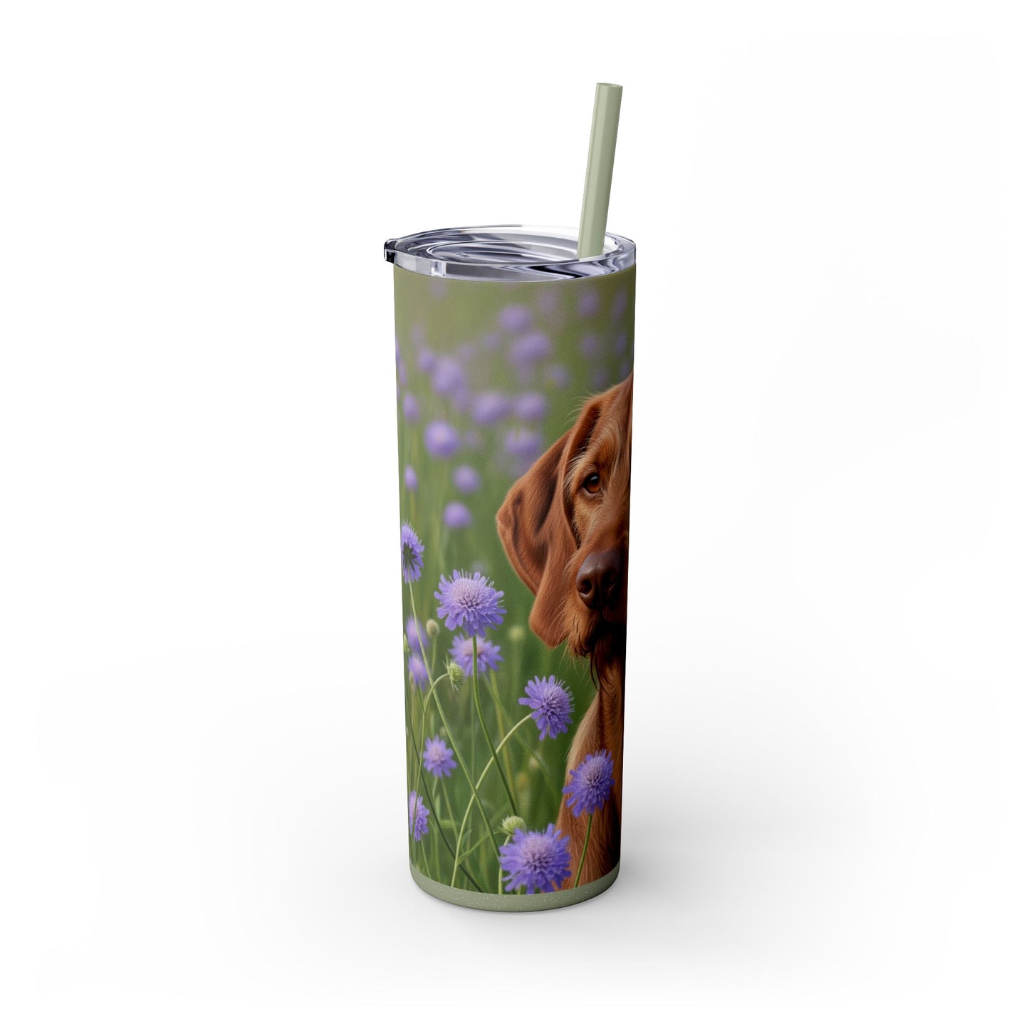 Hungarian Wirehaired Vizsla Tumbler with Straw, 20oz