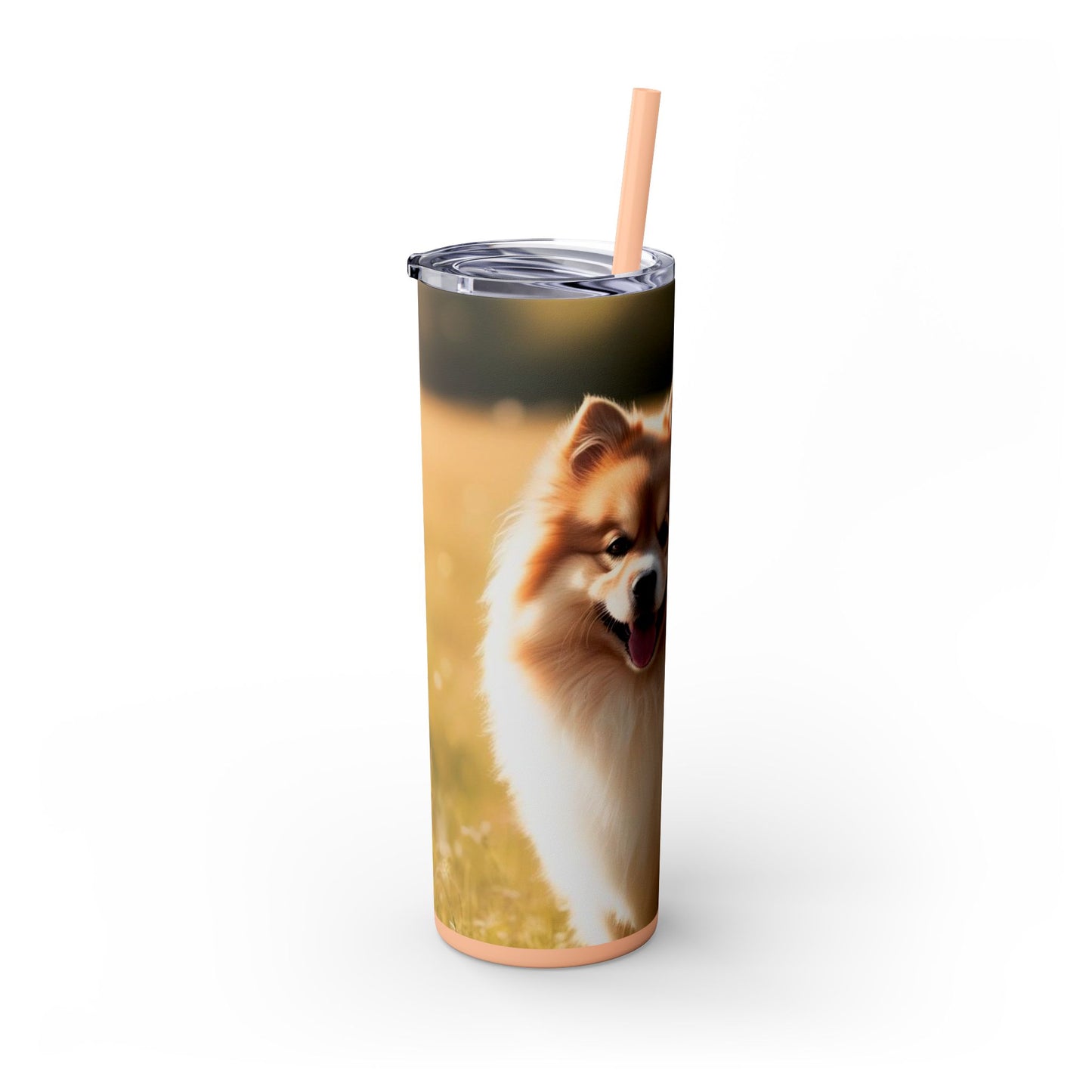 Keeshond Tumbler with Straw, 20oz