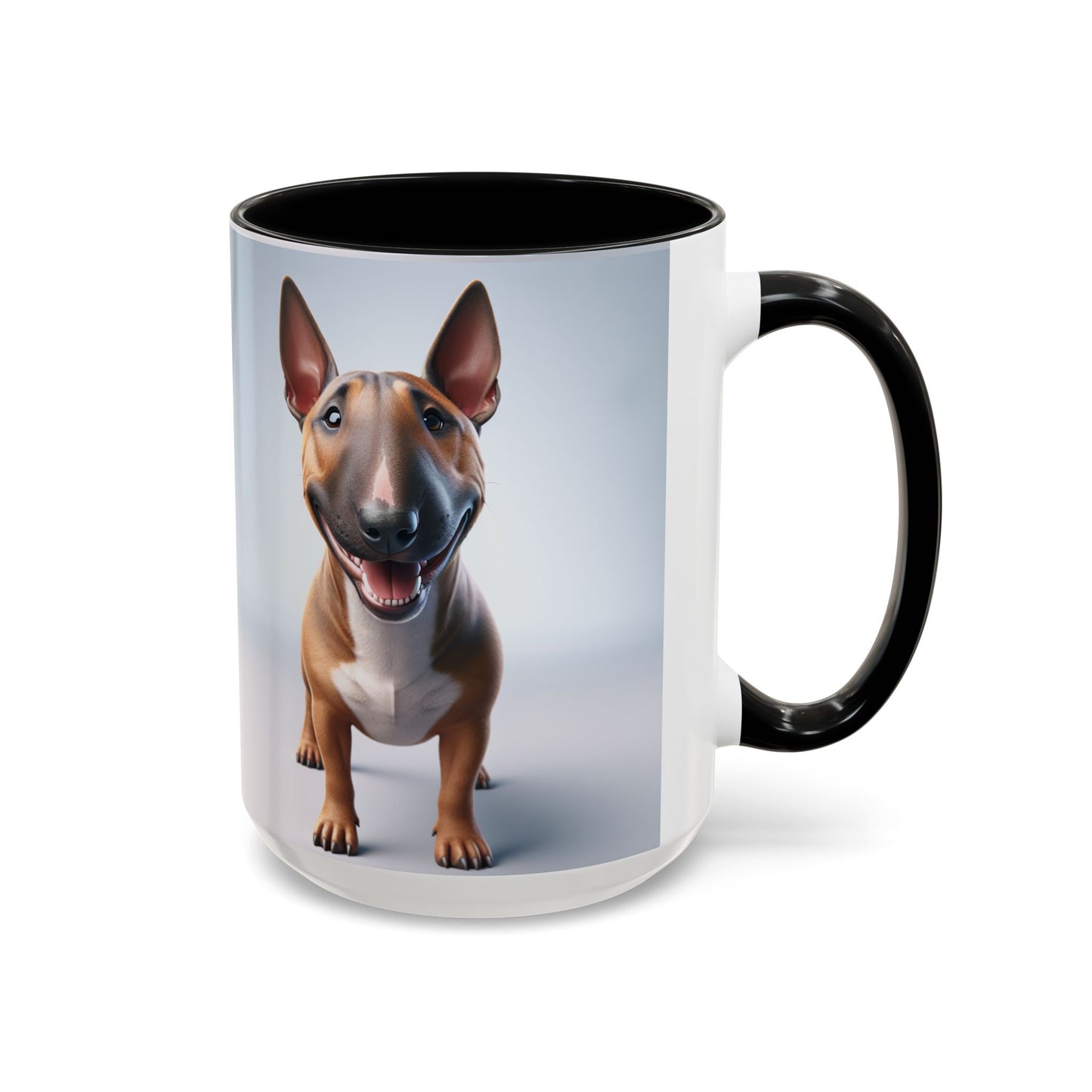 Miniature Bull Terrier Accent Coffee Mug - Perfect Gift for Dog Lovers
