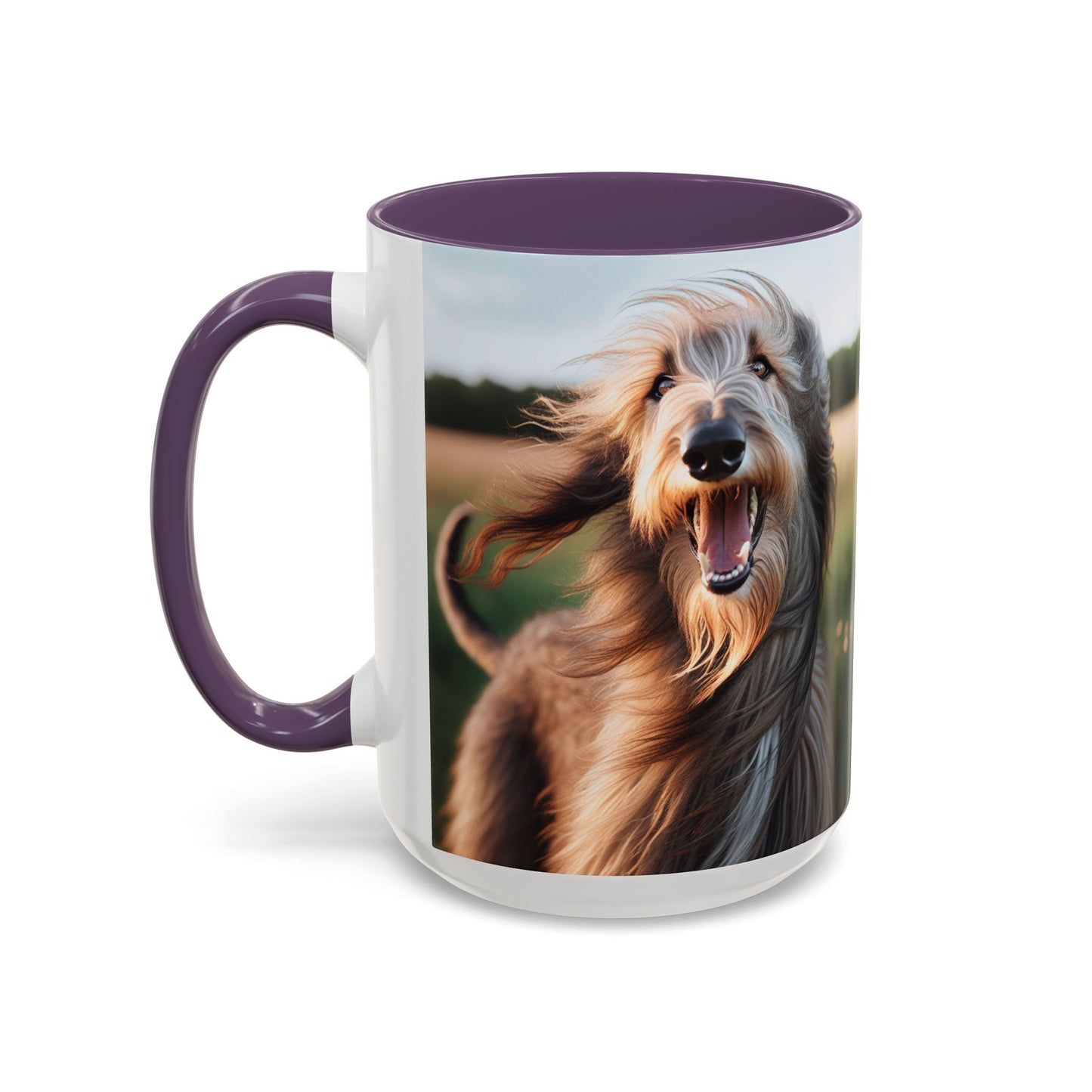 Scottish Deerhound Accent Coffee Mug - Perfect Gift for Dog Lovers