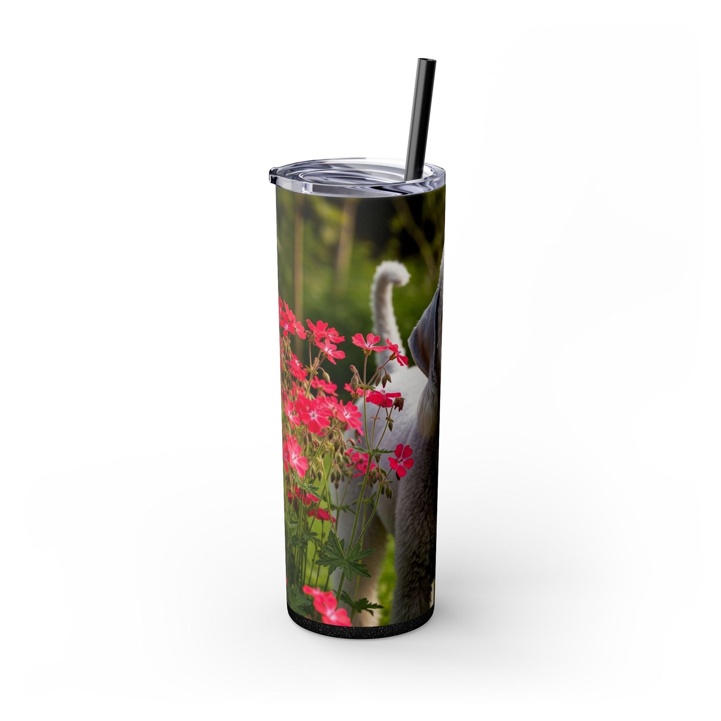 Bedlington Terrier Tumbler with Straw, 20oz