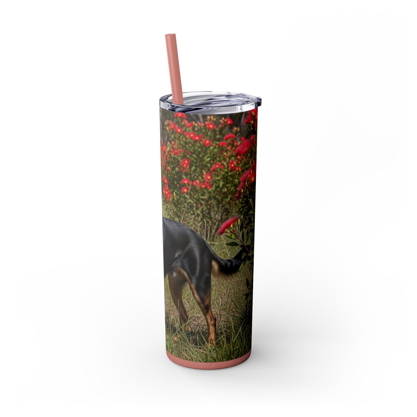 Australian Kelpie Tumbler with Straw, 20oz