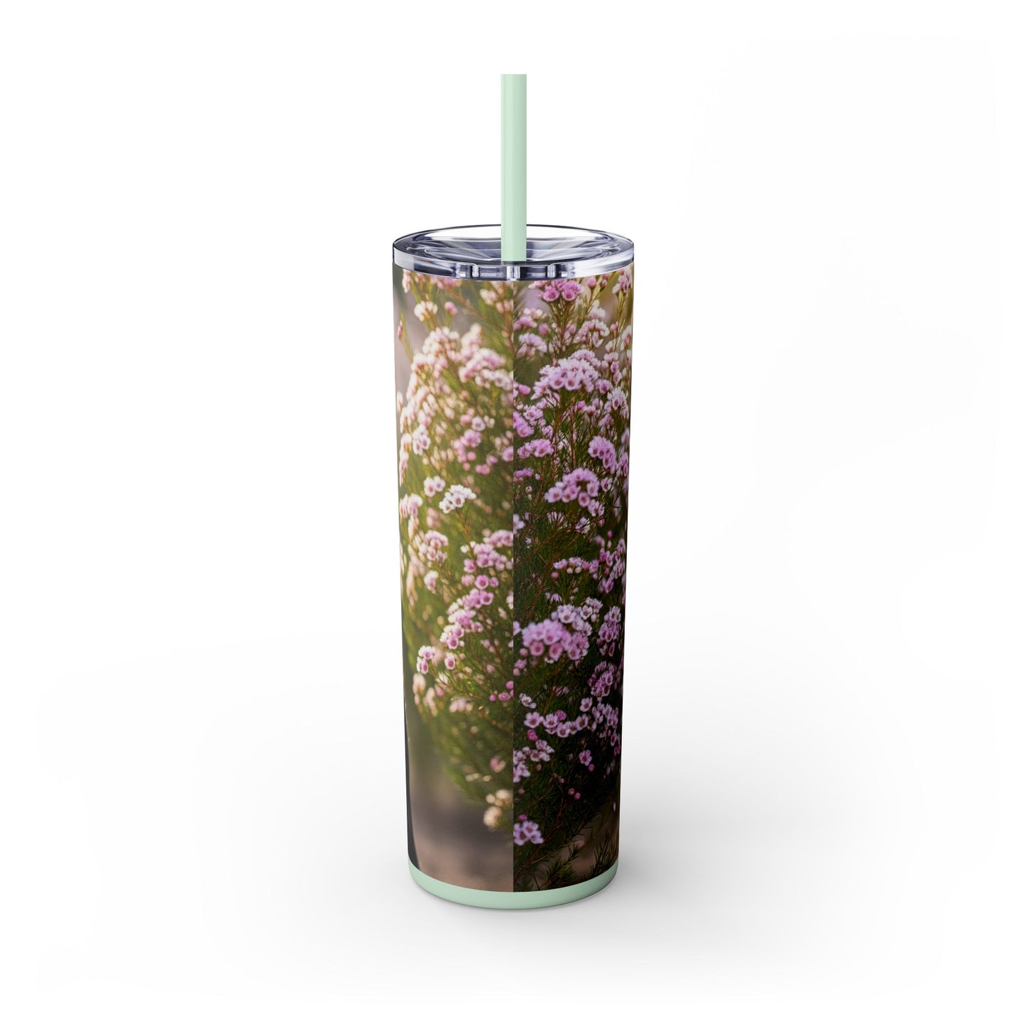 Australian Silky Terrier Tumbler with Straw, 20oz