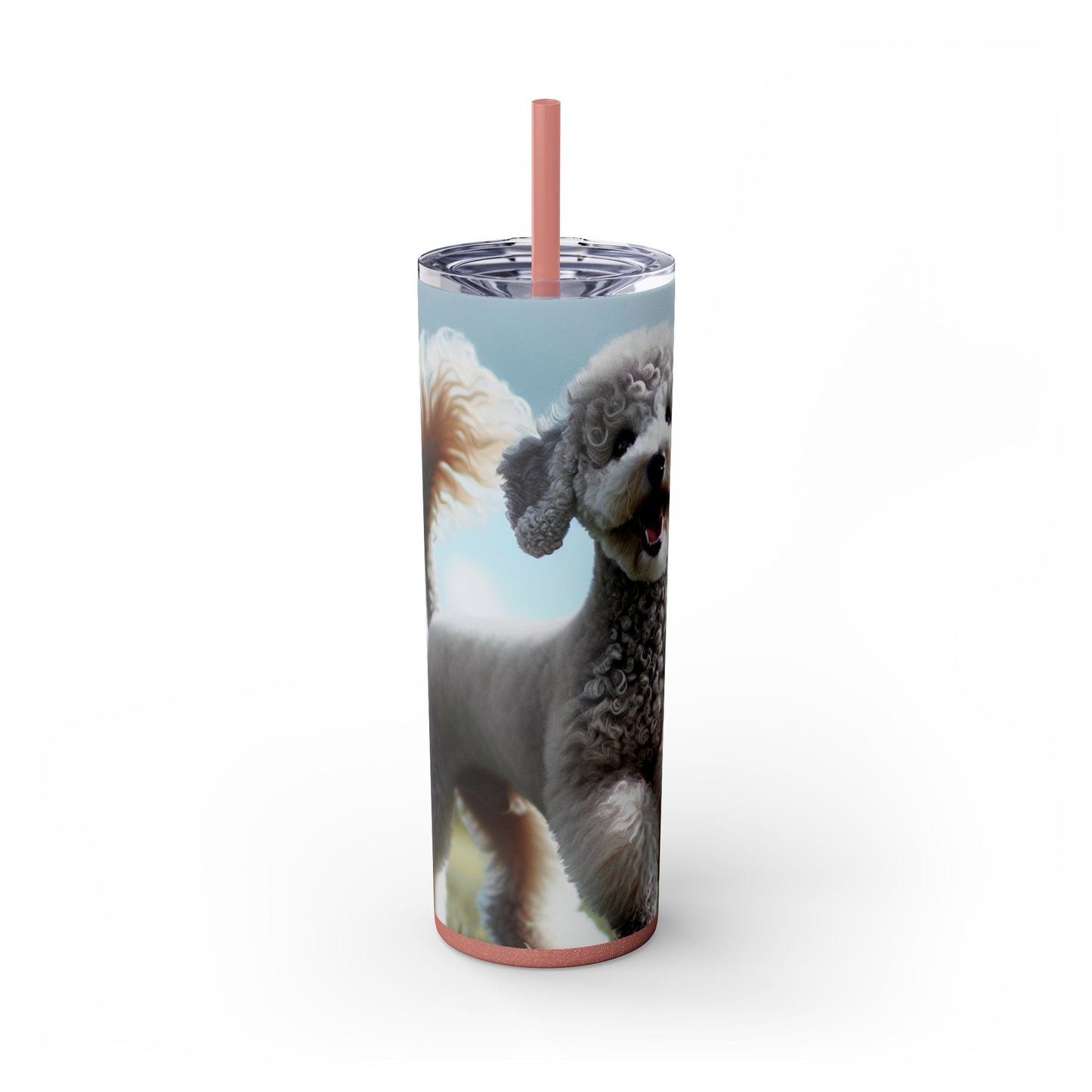 Bedlington Terrier Tumbler with Straw, 20oz